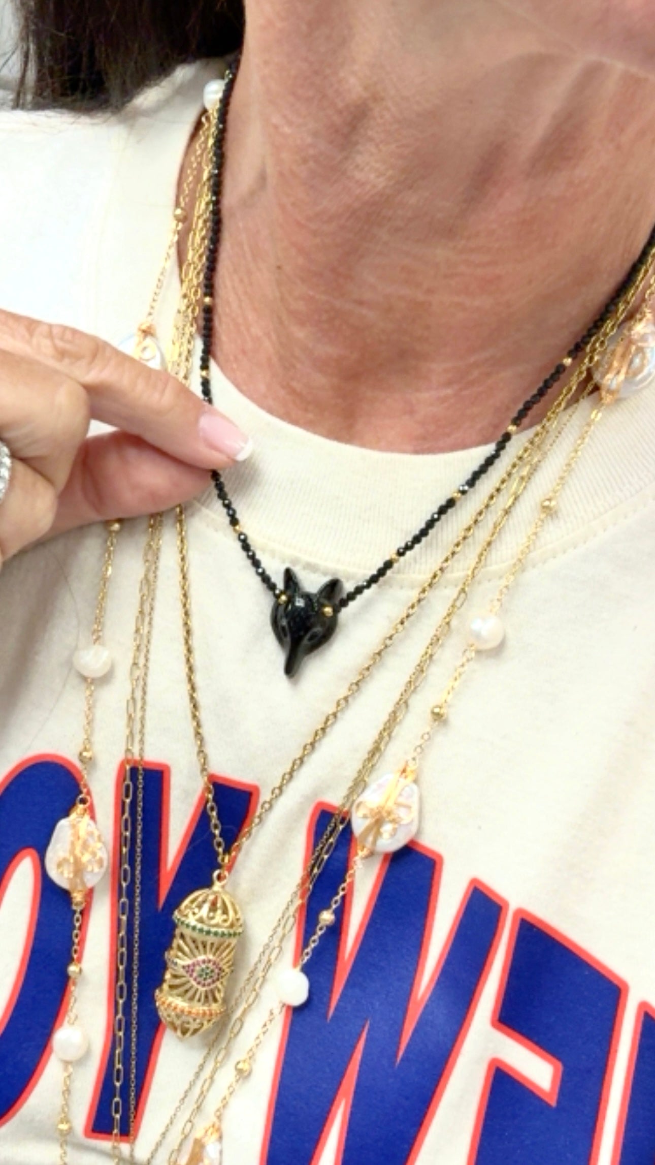 Collier Wolf Onyx