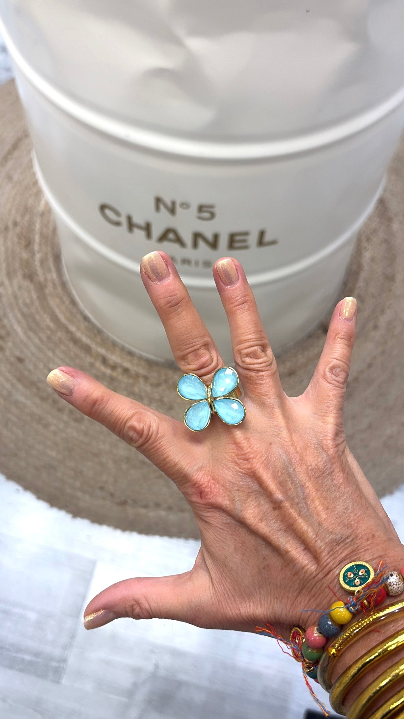 Bague Peggy Bleu