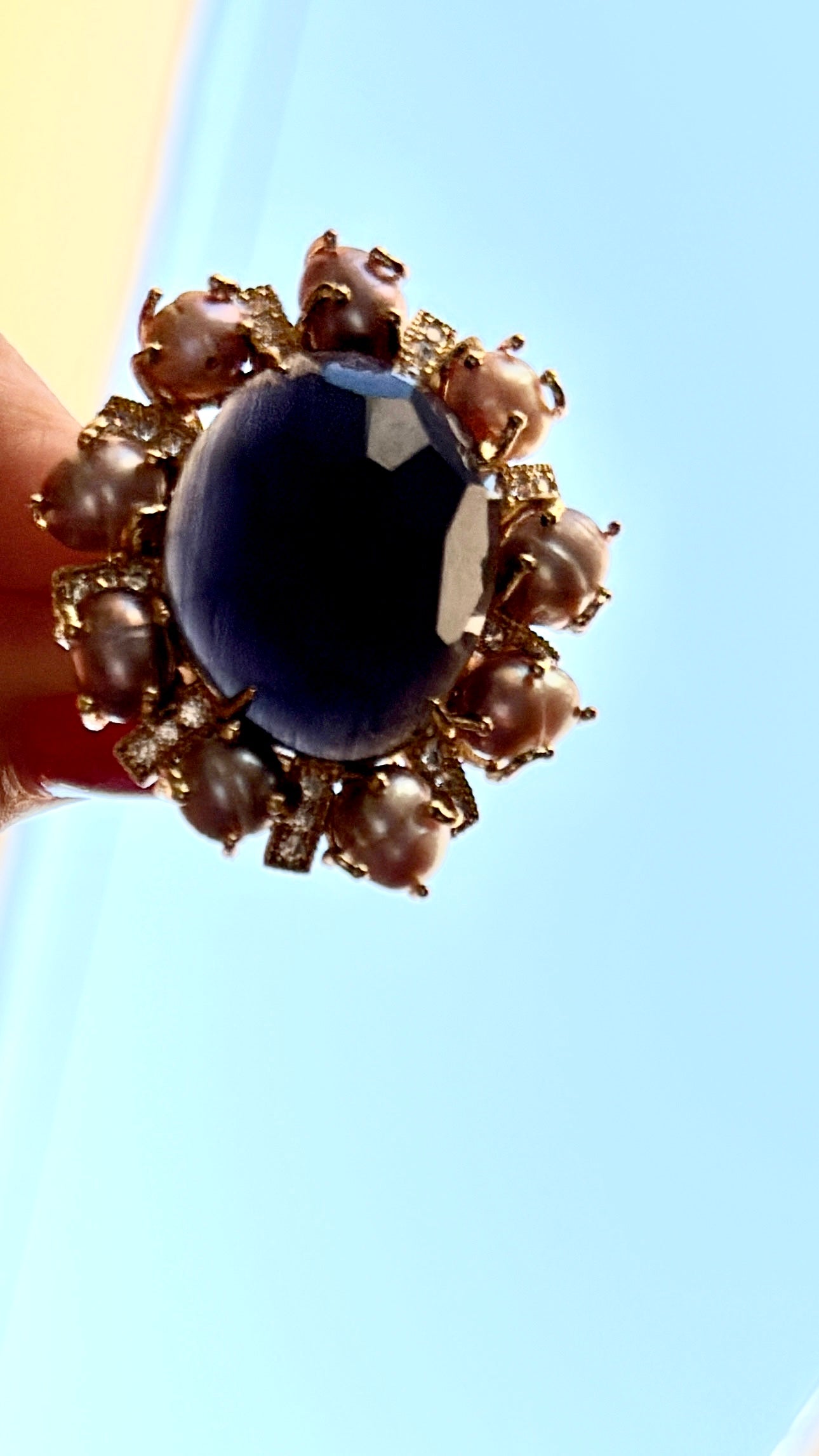 Bague Merveille Quartz Fumé