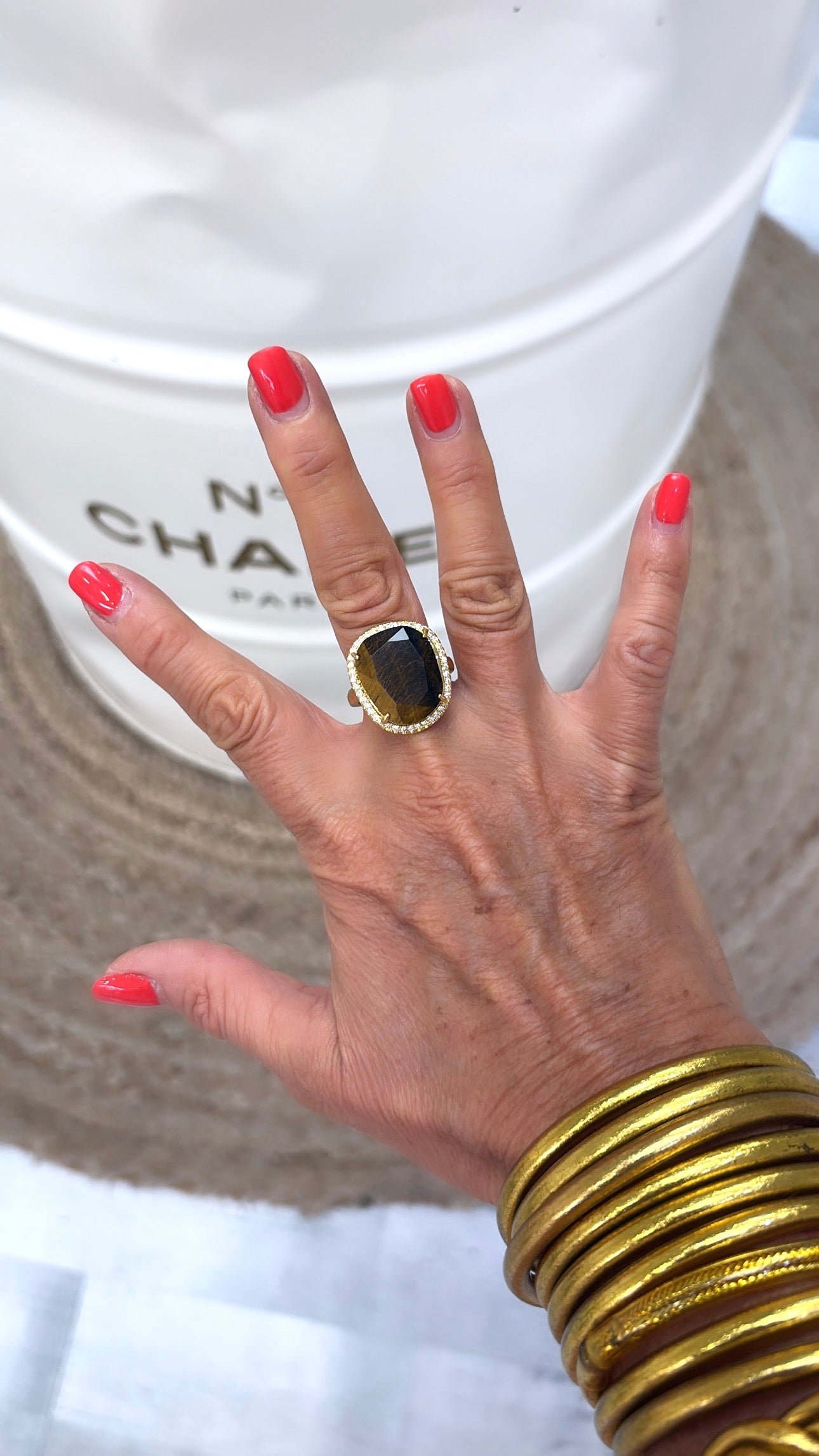 Bague Diva Œil de Tigre