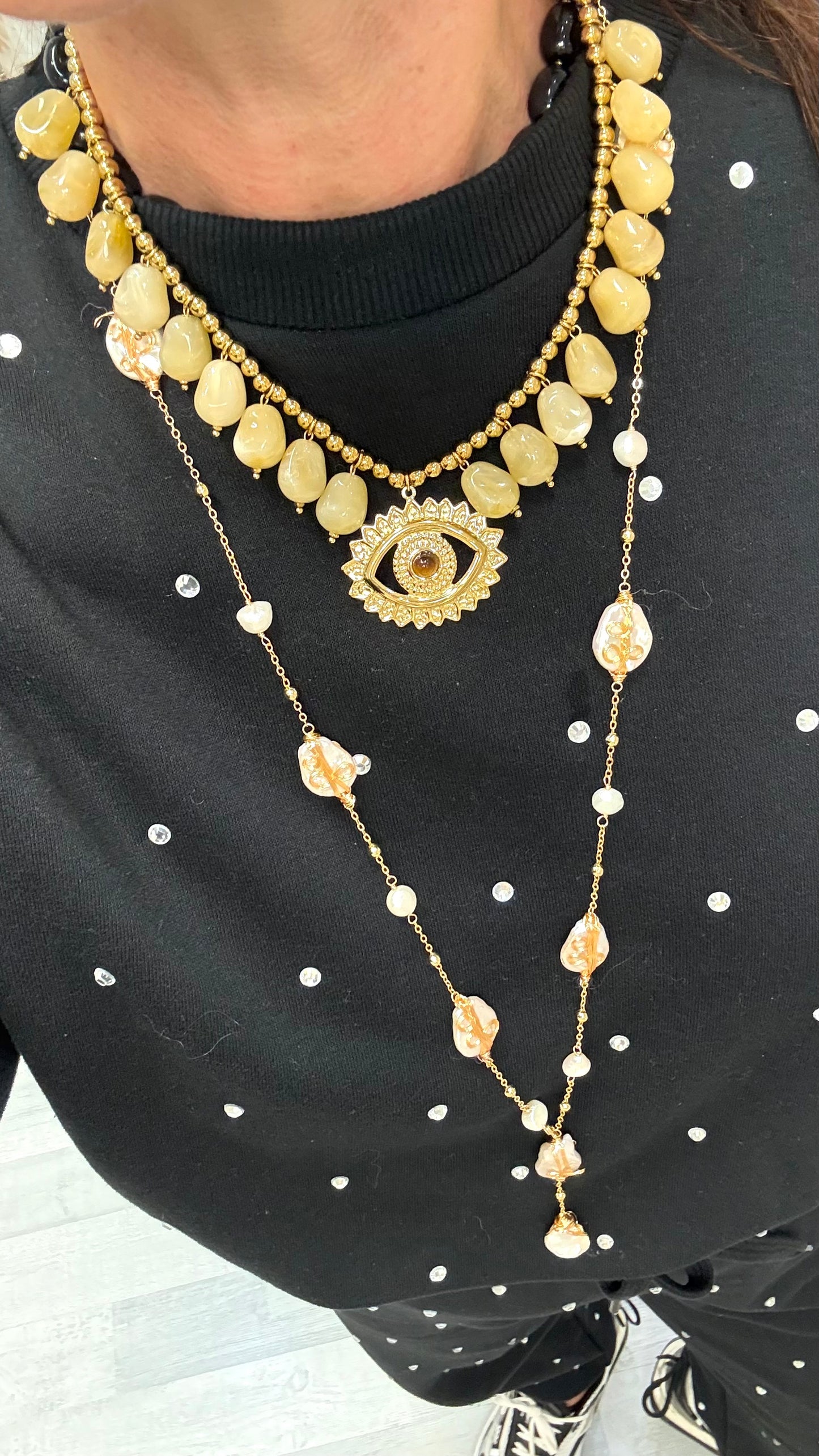 Collier Good Eye Œil de Tigre