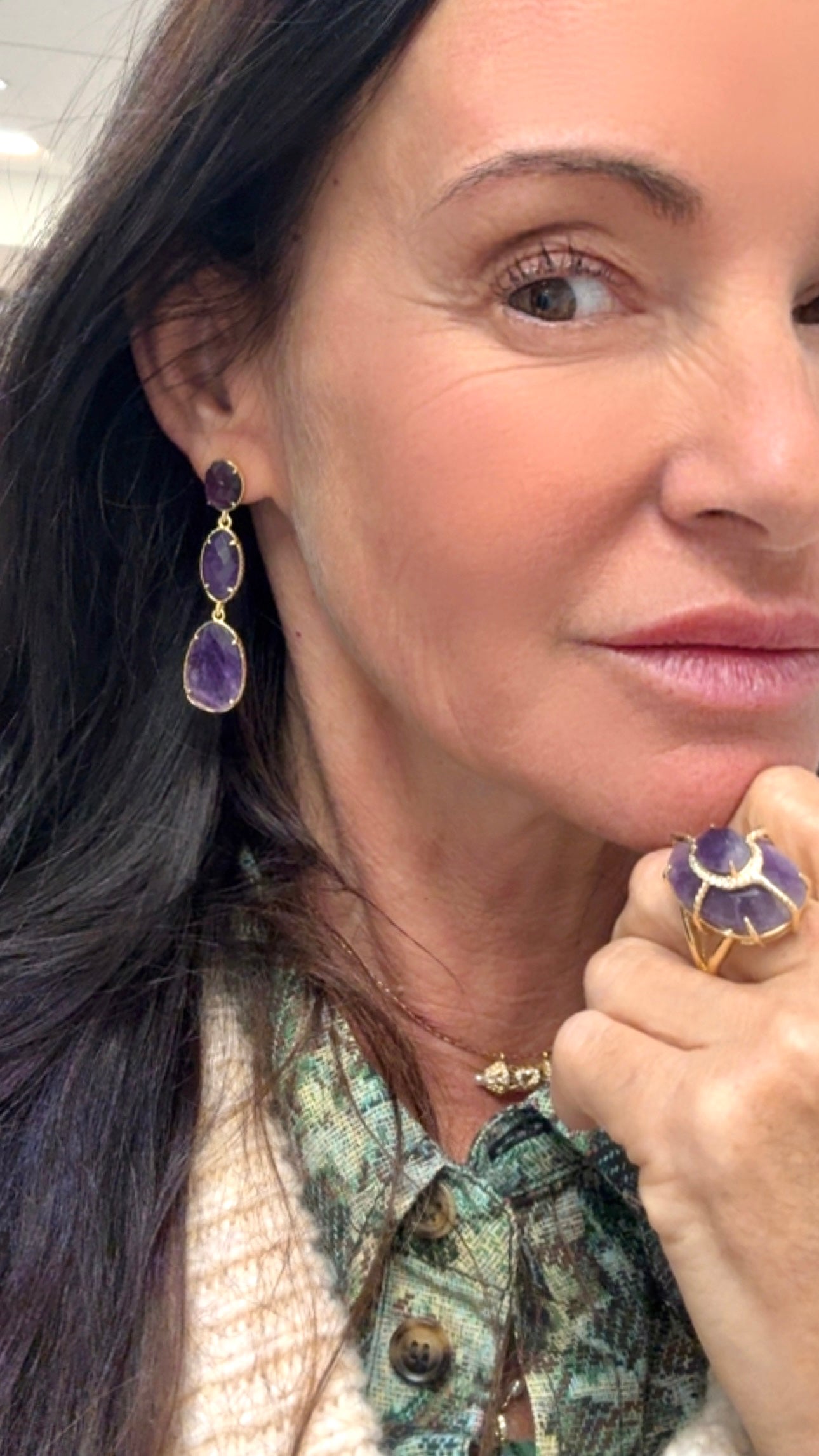 Boucles d’oreilles Améthyste