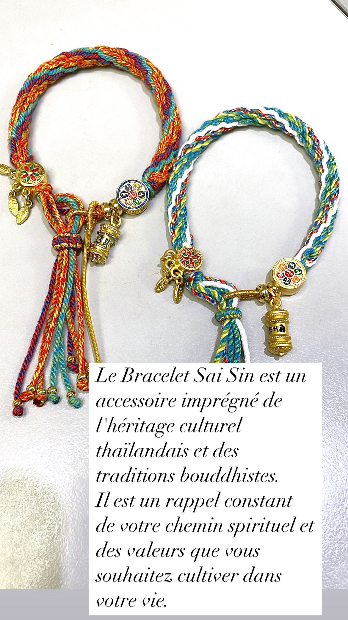Saï Sin Orange et Or