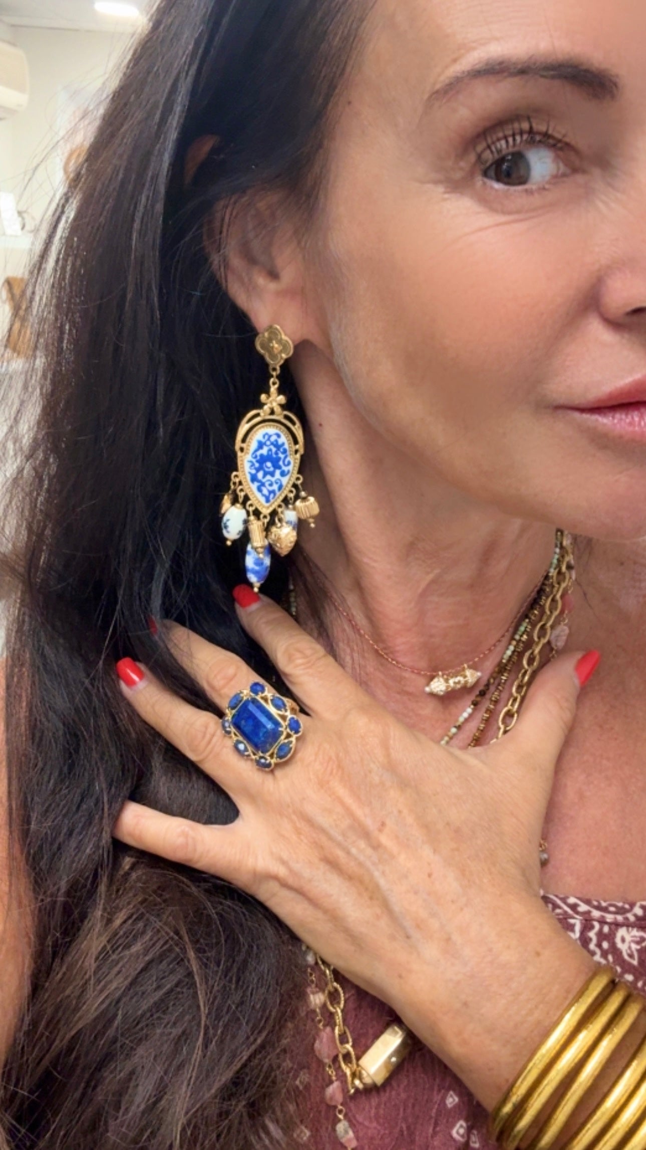 Boucles d’Oreilles Ming
