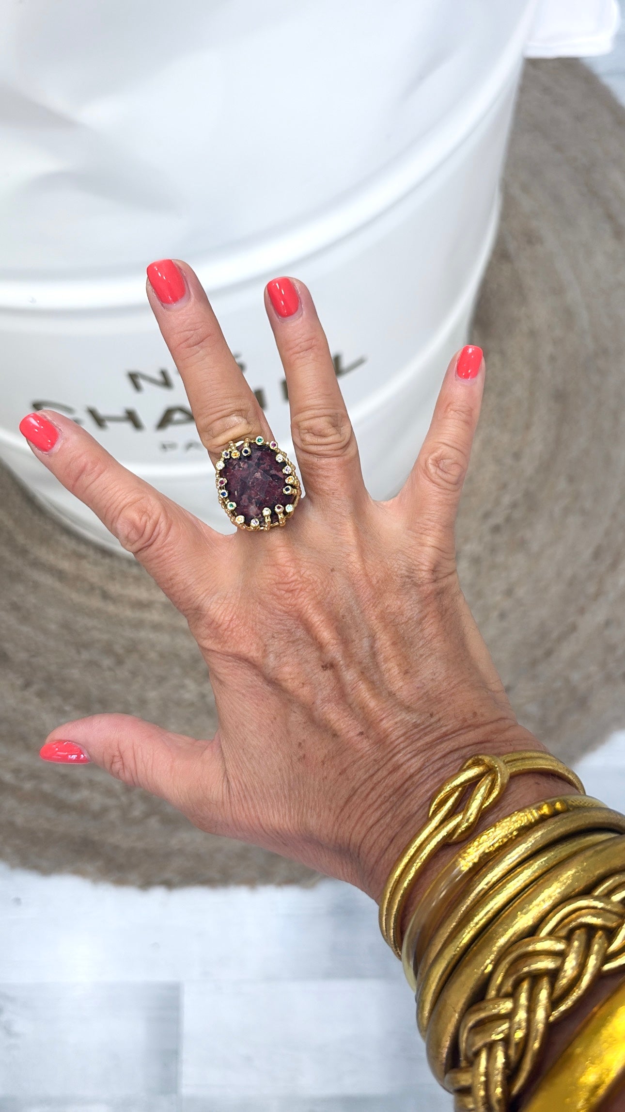 Bague Beauty Rhodonite