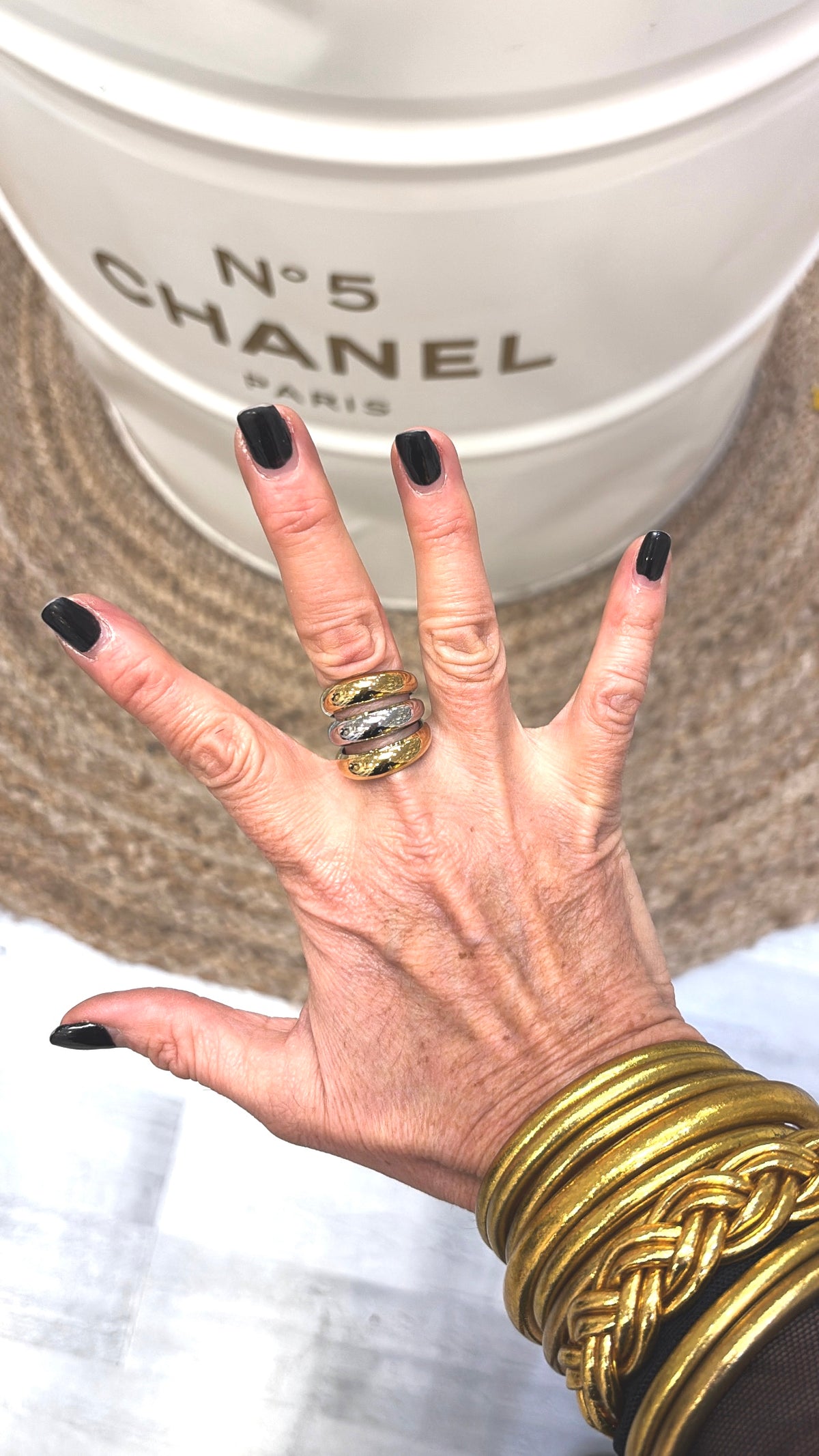 Bague Souquet Bi Color
