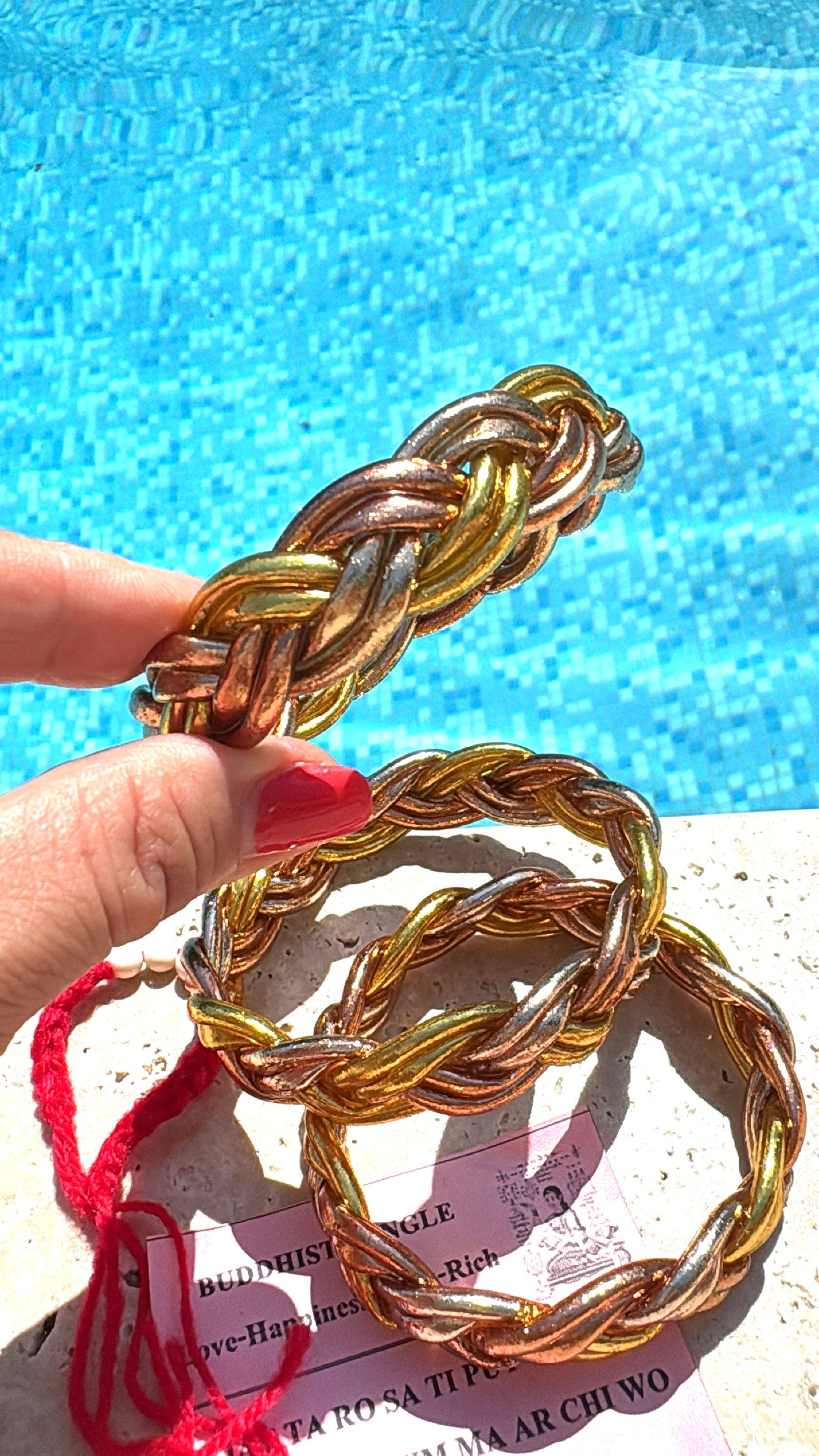 Kumlaï Double Braid Gold/Cooper/RoseGold
