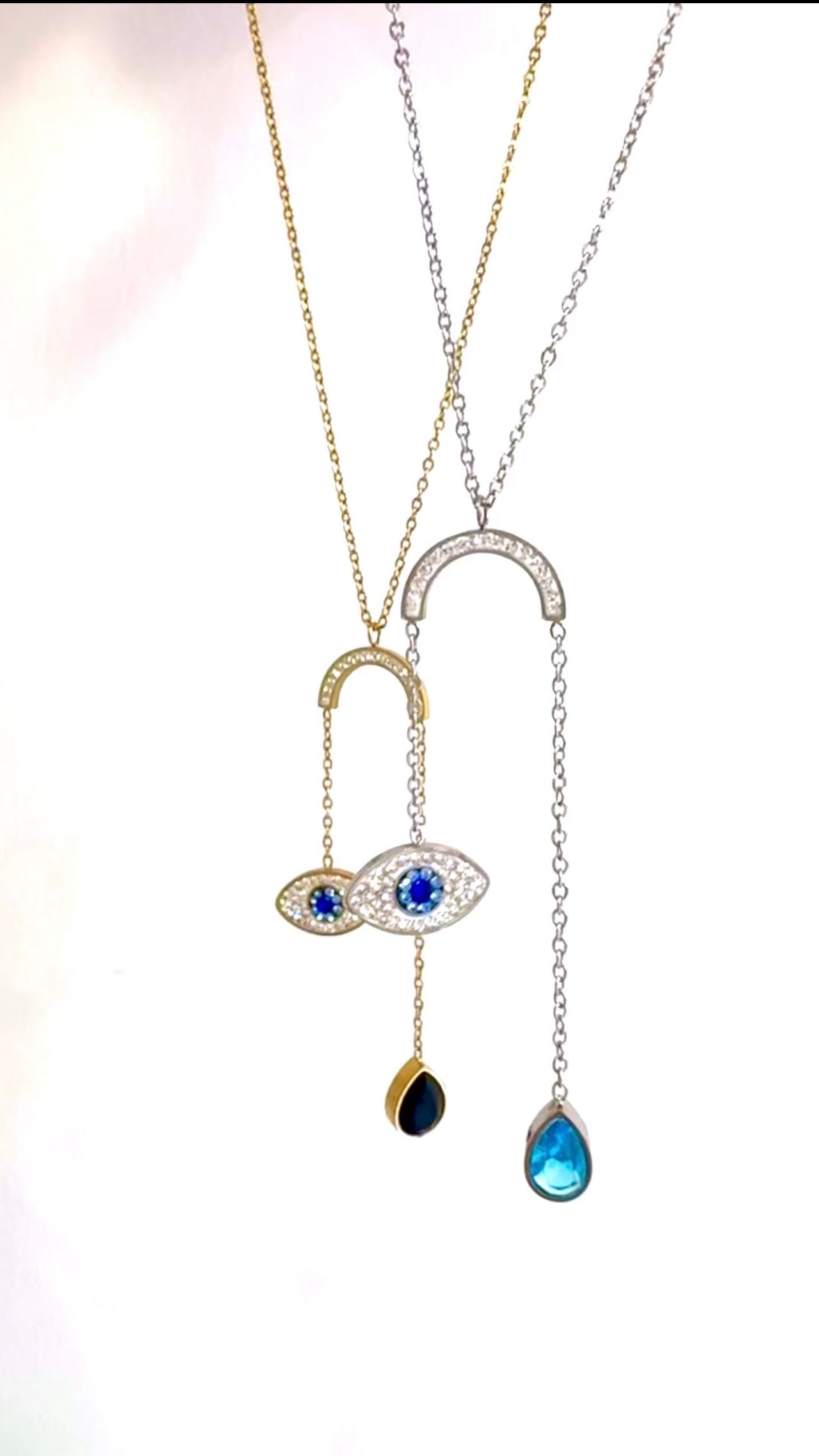 Collier Œil Céleste Gold