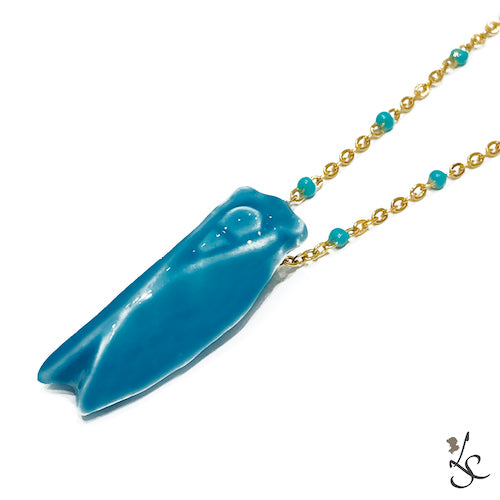 Collier Cigale Turquoise