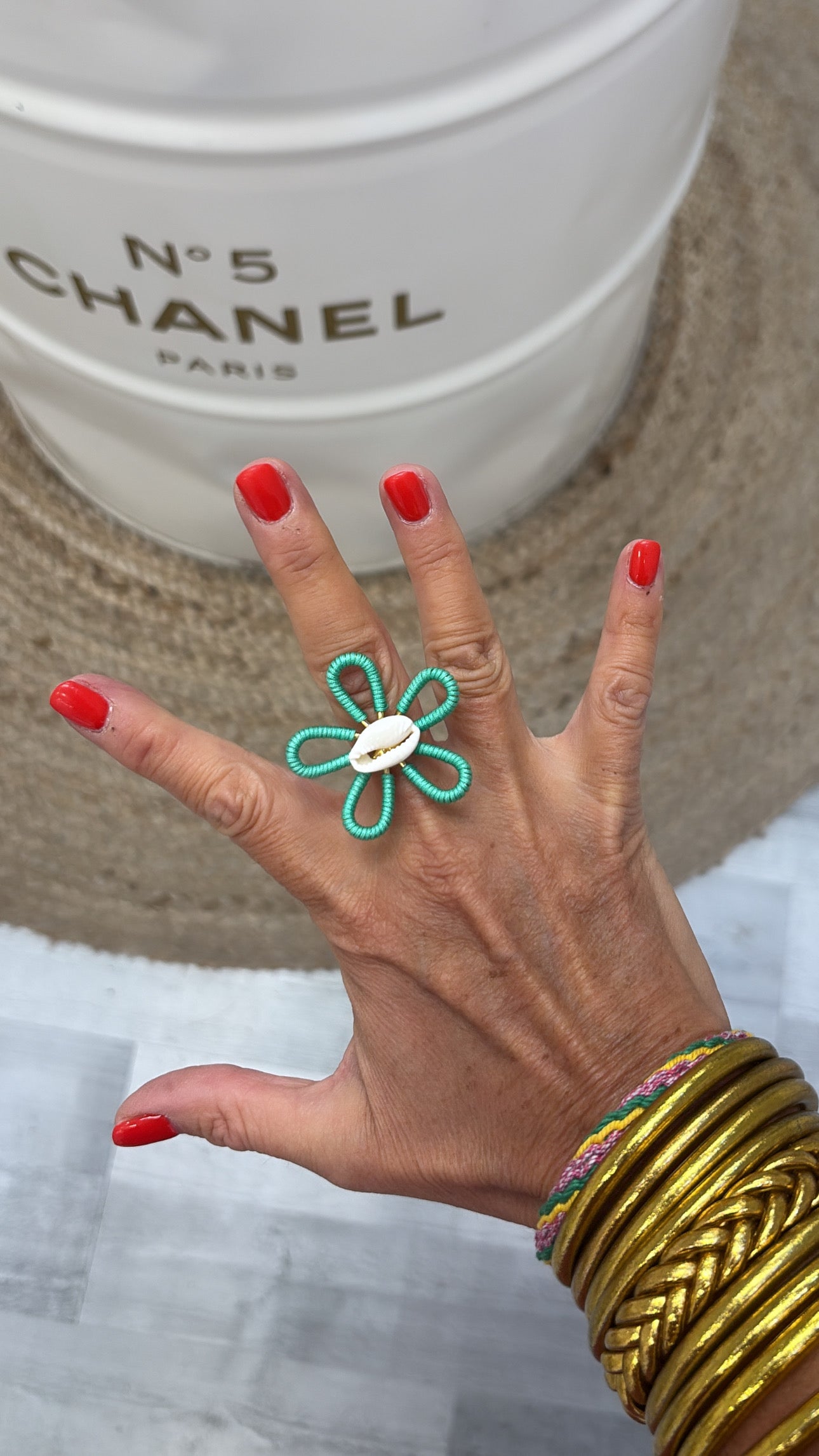 Bague Cauri Turquoise