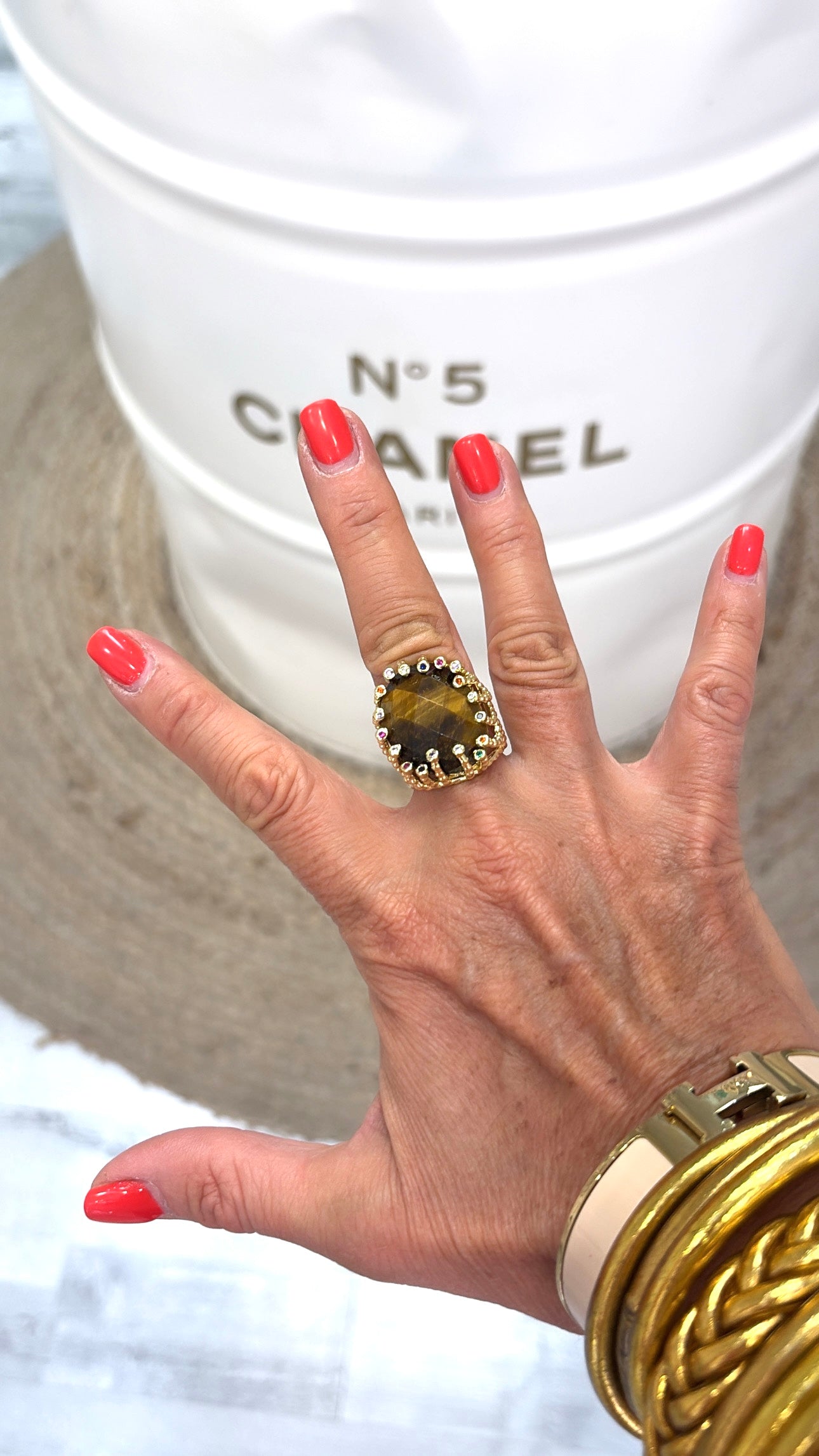 Bague Beauty Œil de tigre