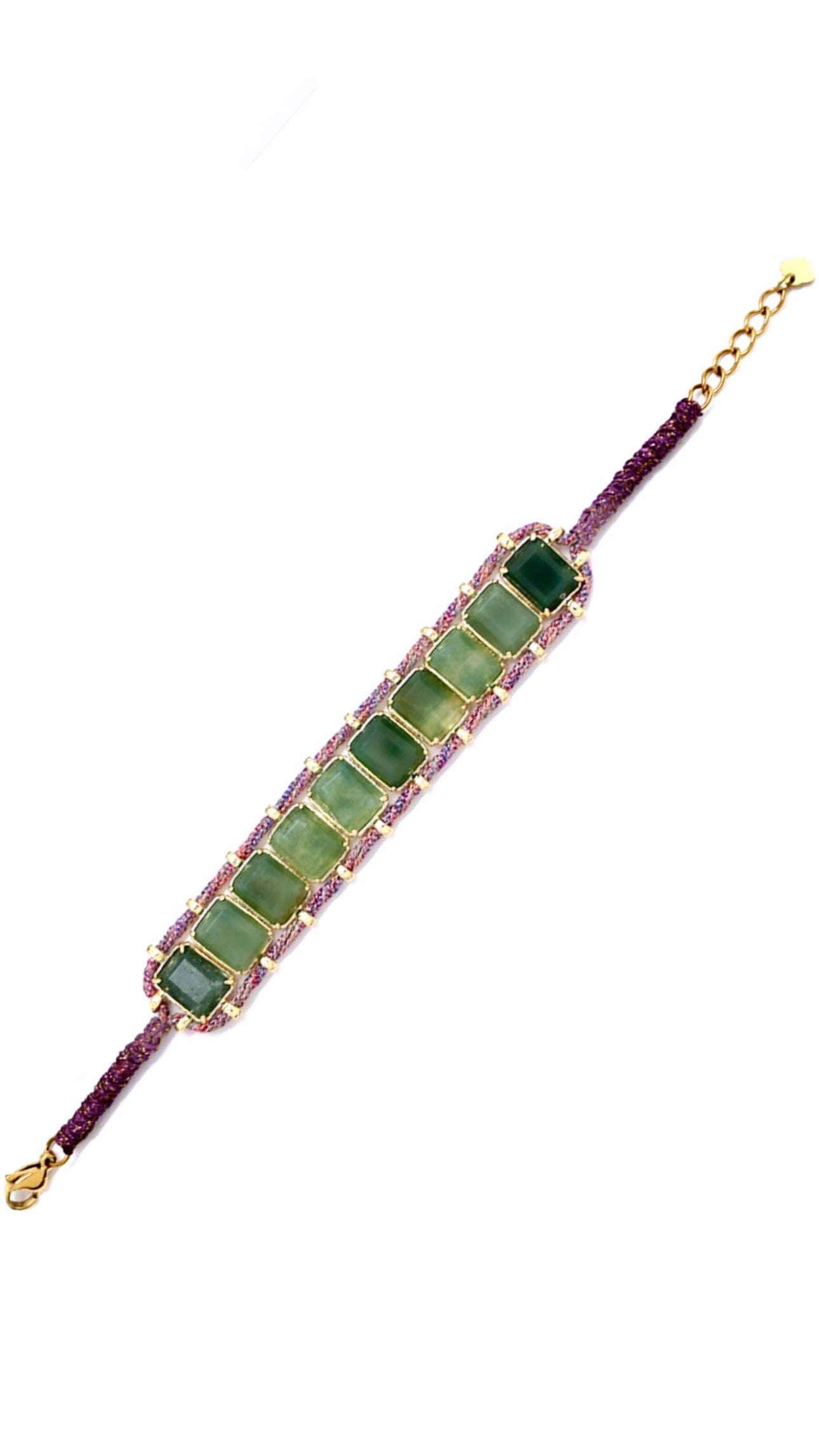 Bracelet Aventurine Tissé