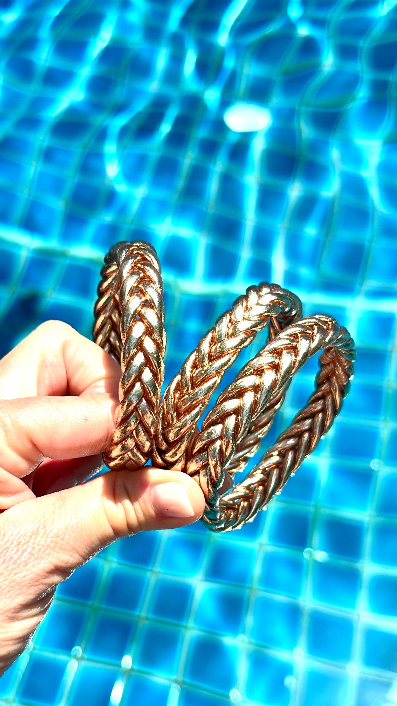 Kumlaï tressé Rose Gold