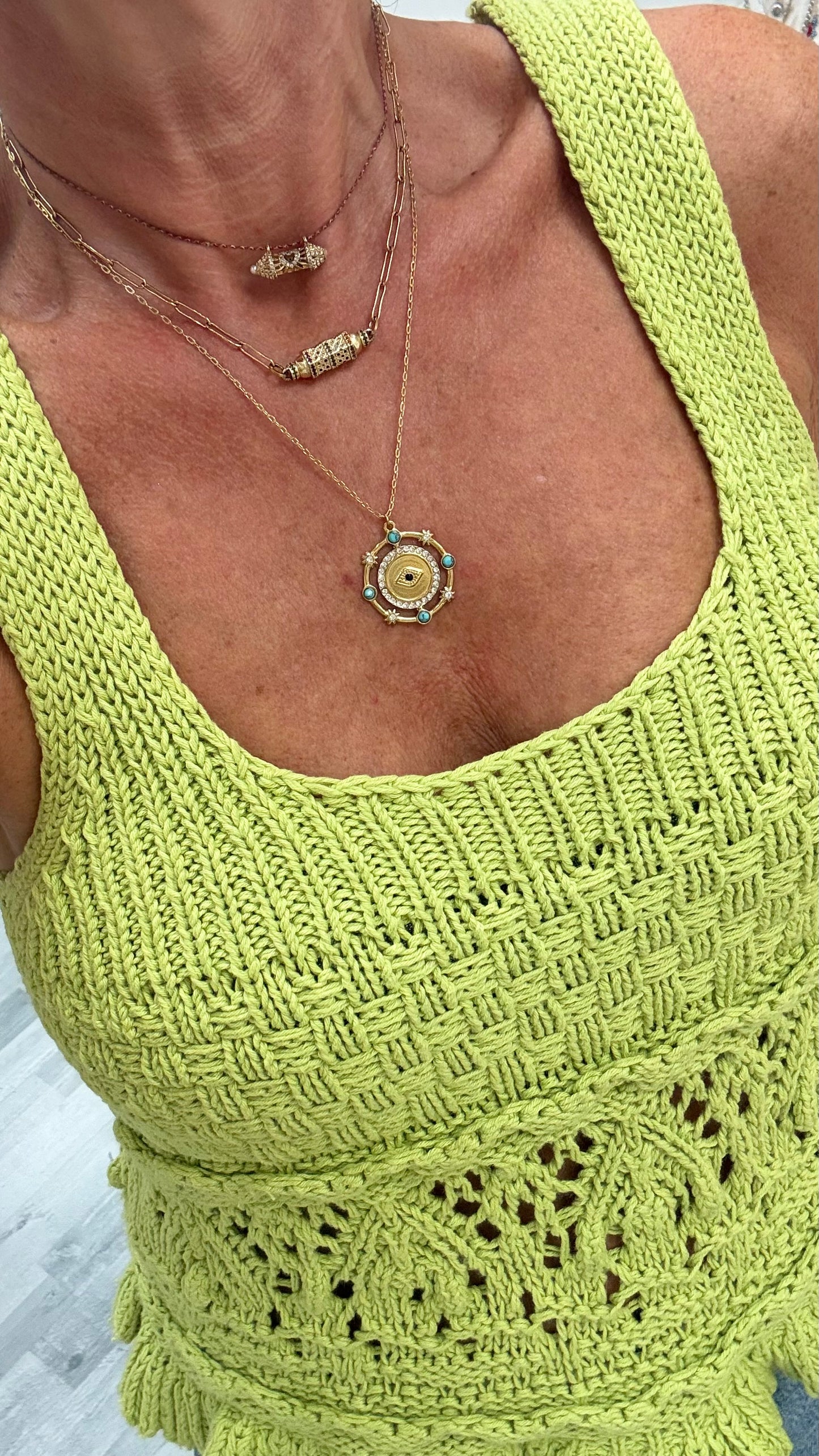Collier Œil de Fortune Turquoise