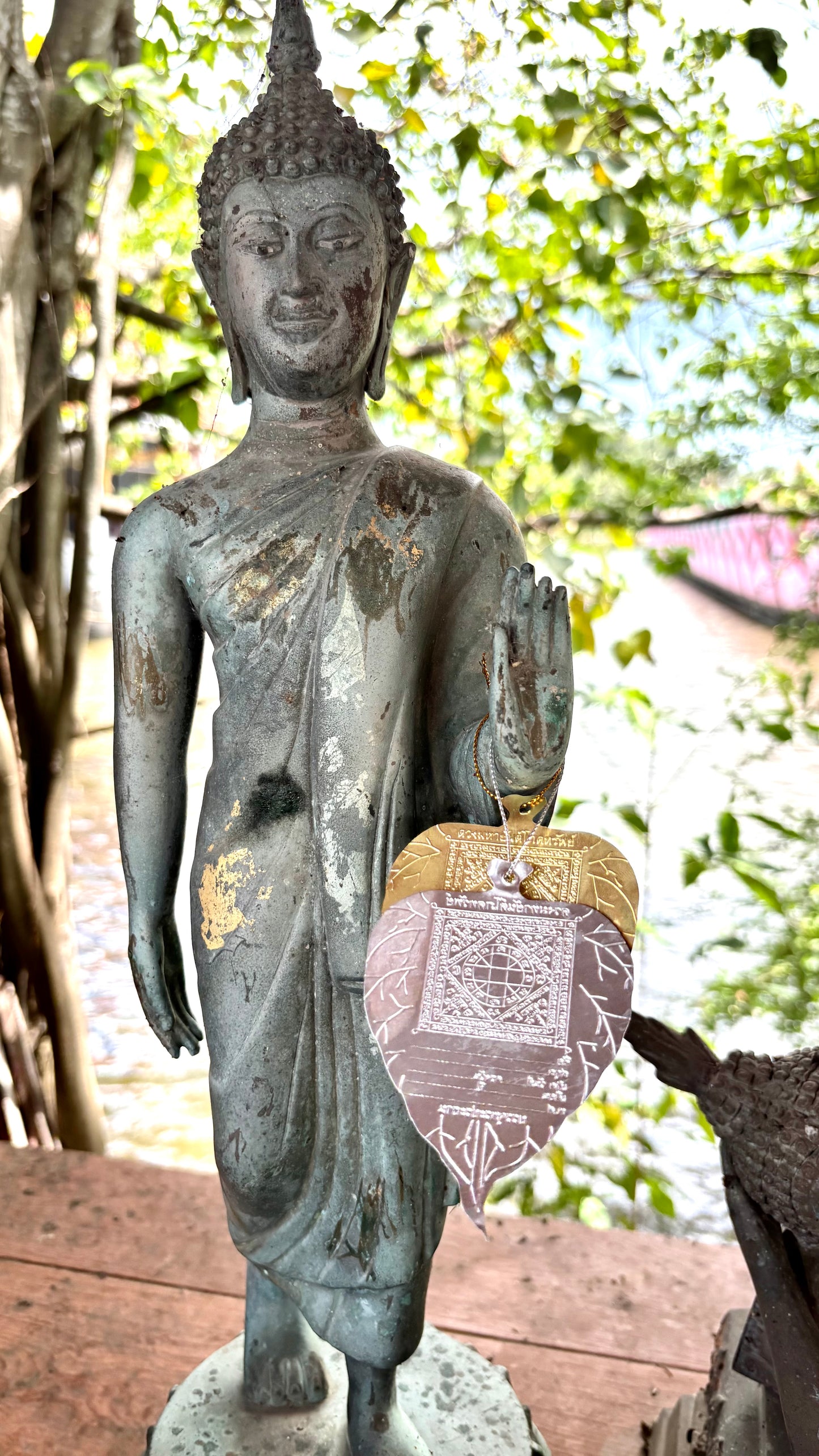 Feuille de Bodhi Sacrée Silver