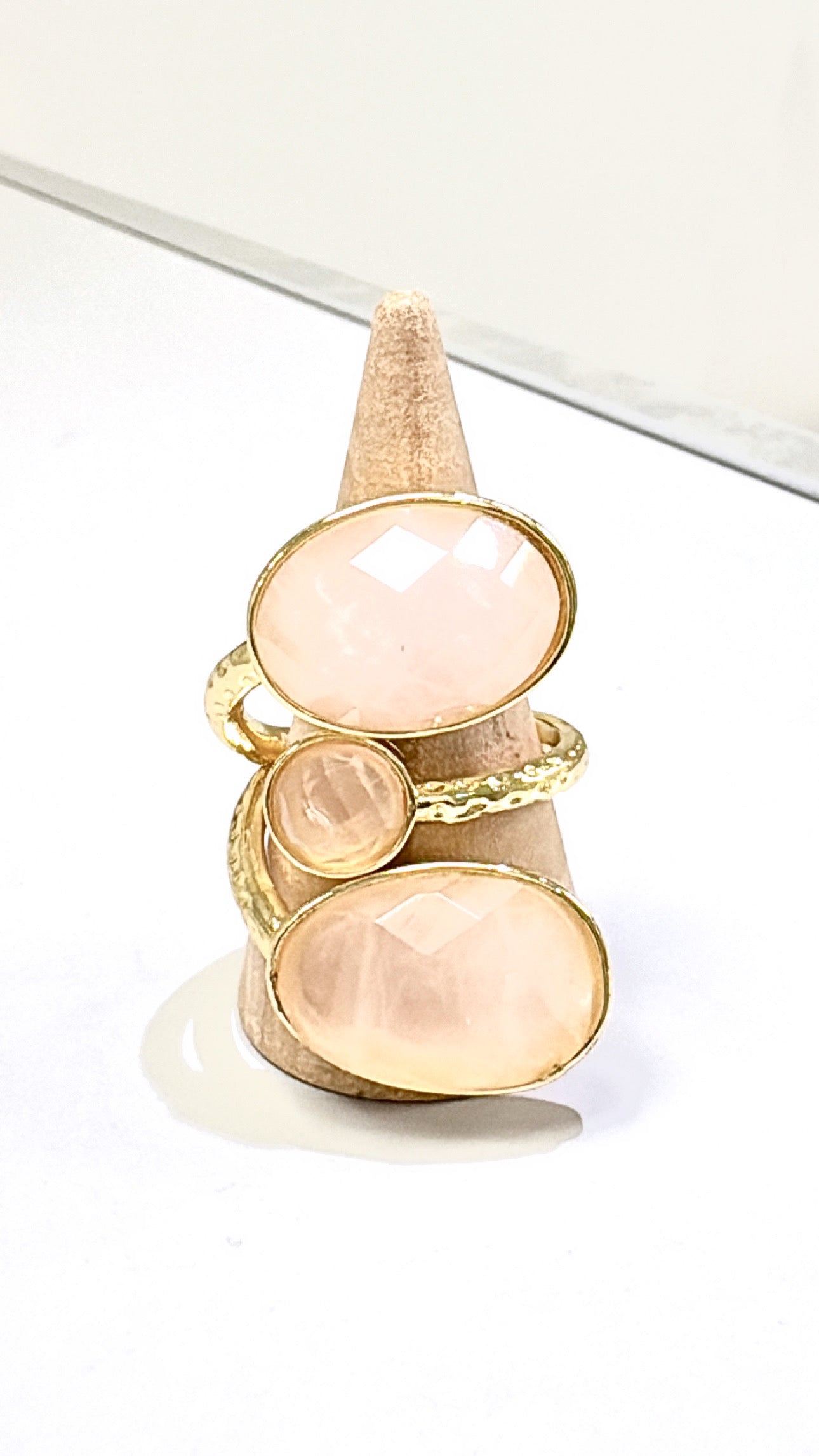 Bague Quartz rose