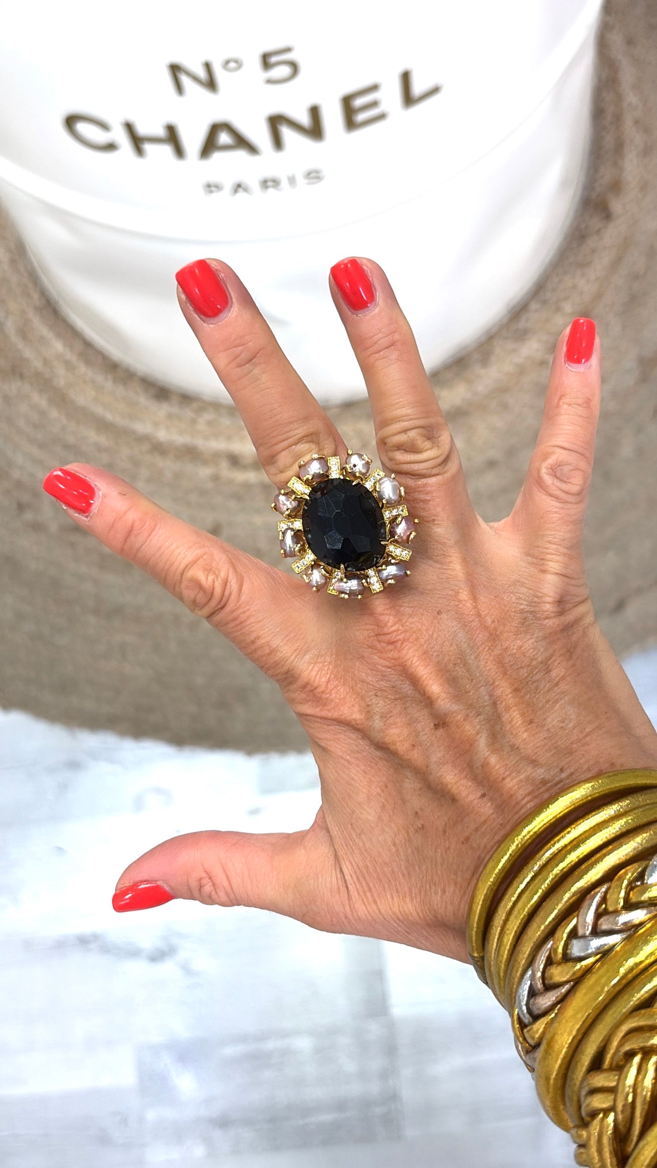 Bague Merveille Quartz Fumé