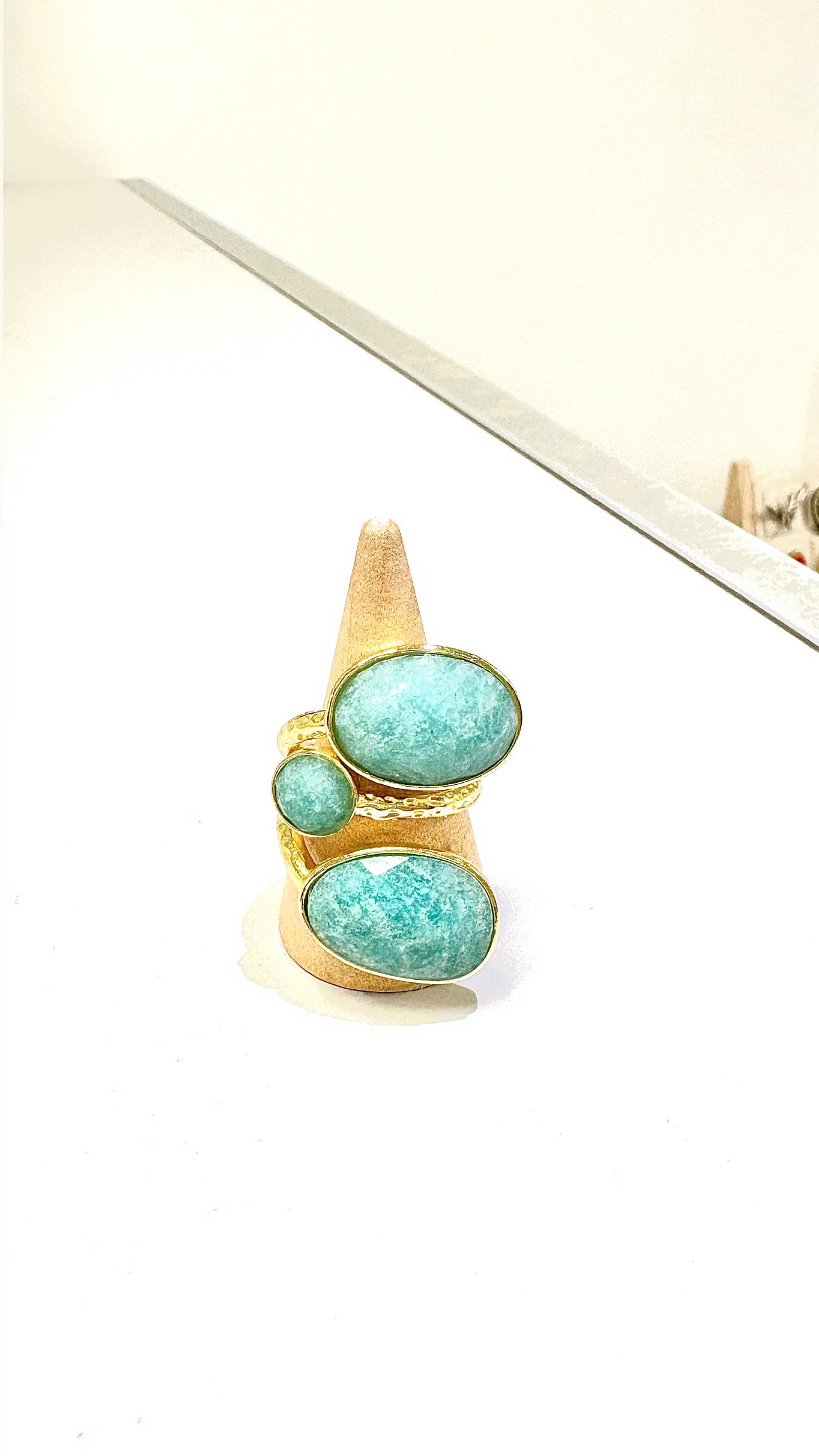 Bague Amazonite