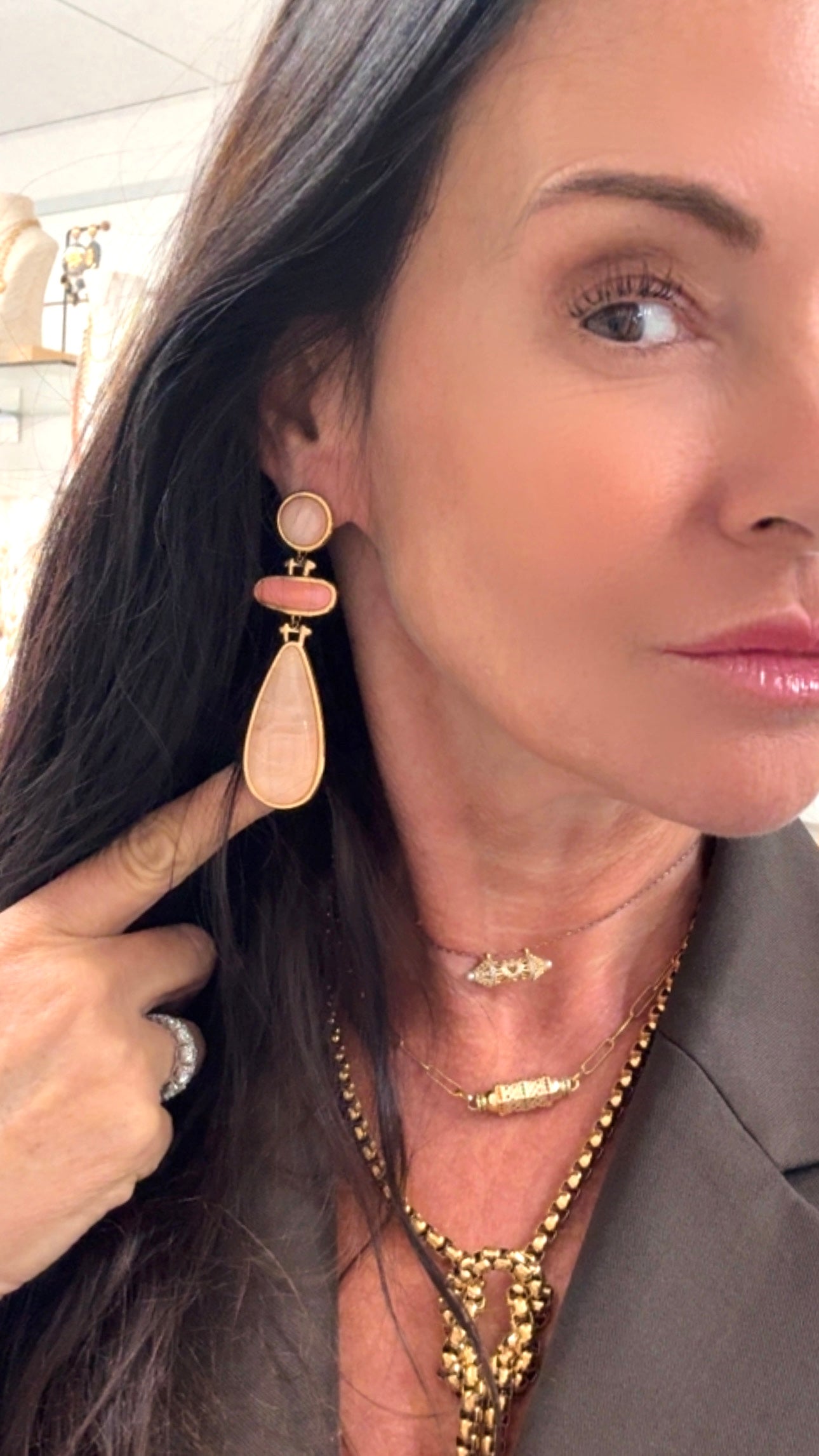 Boucles d’Oreilles Pink Summer