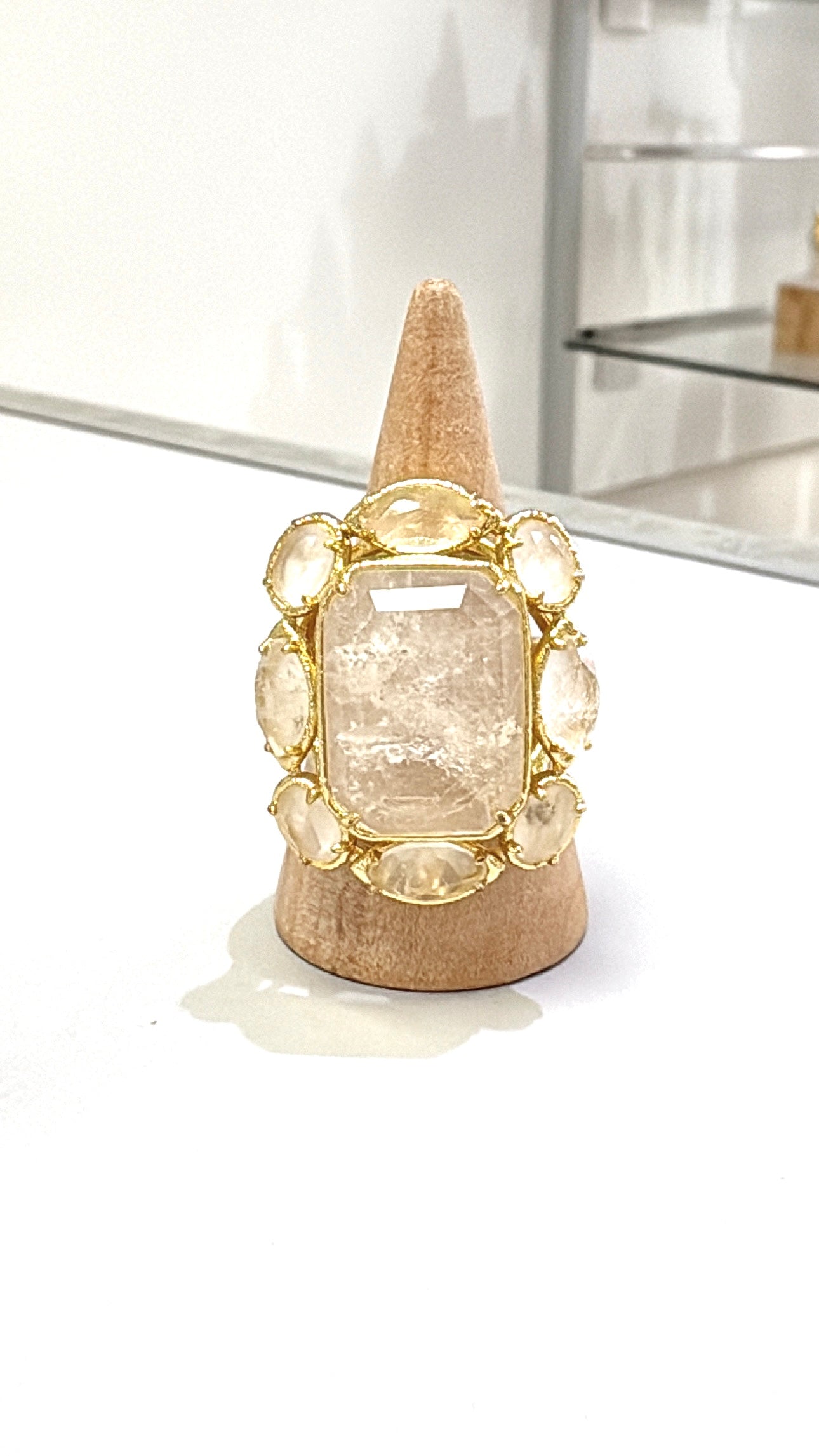 Bague Splendide Cristal de Roche