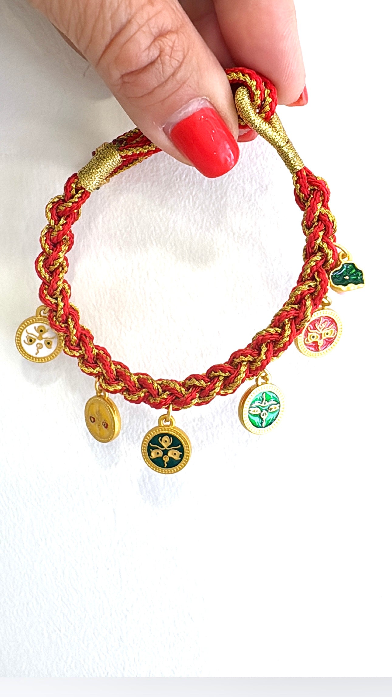Bracelet Thangka New Rouge