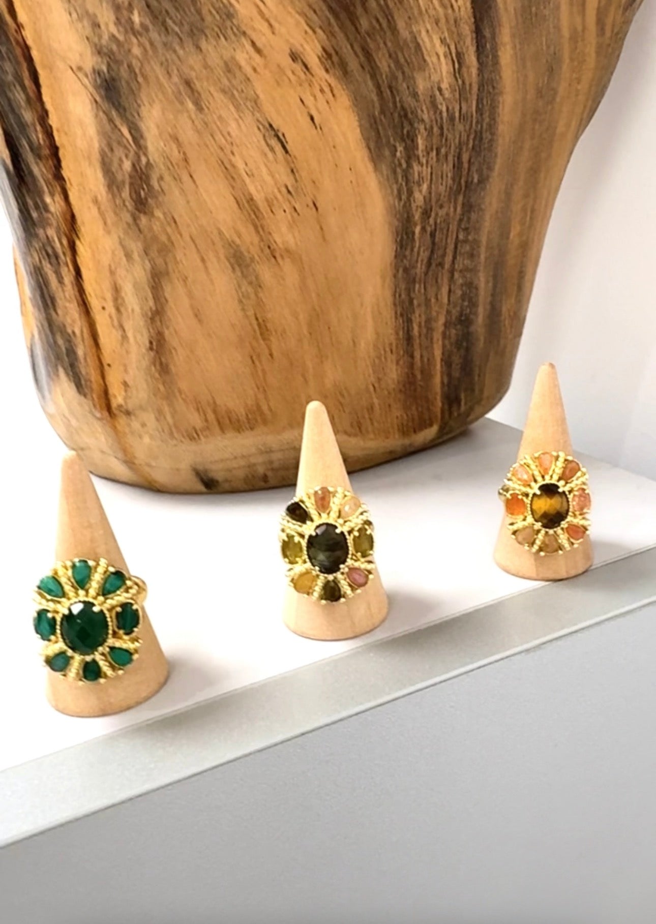 Bague Nova Tourmaline et Œil de Tigre