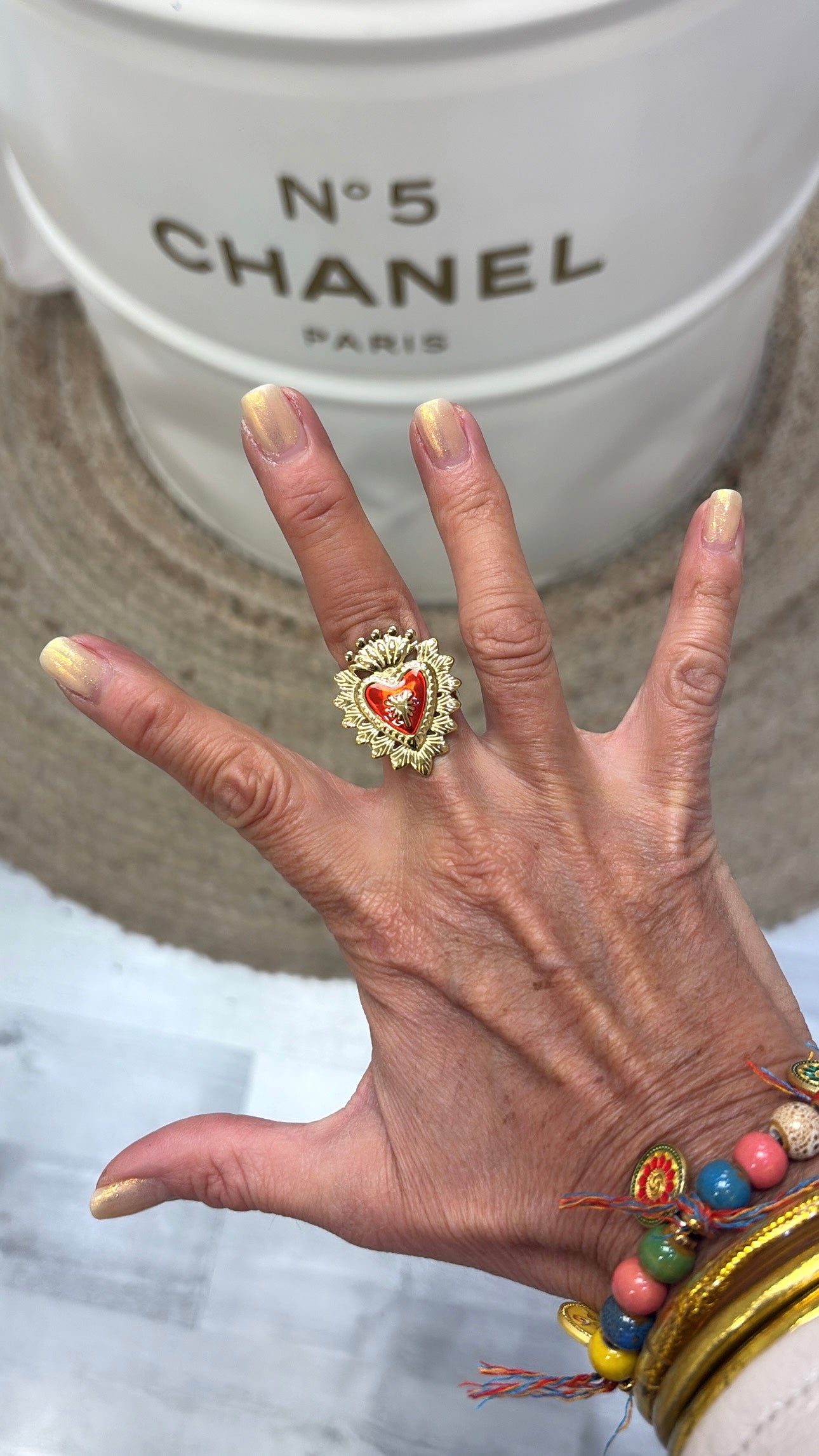 Bague Ex Voto Rouge