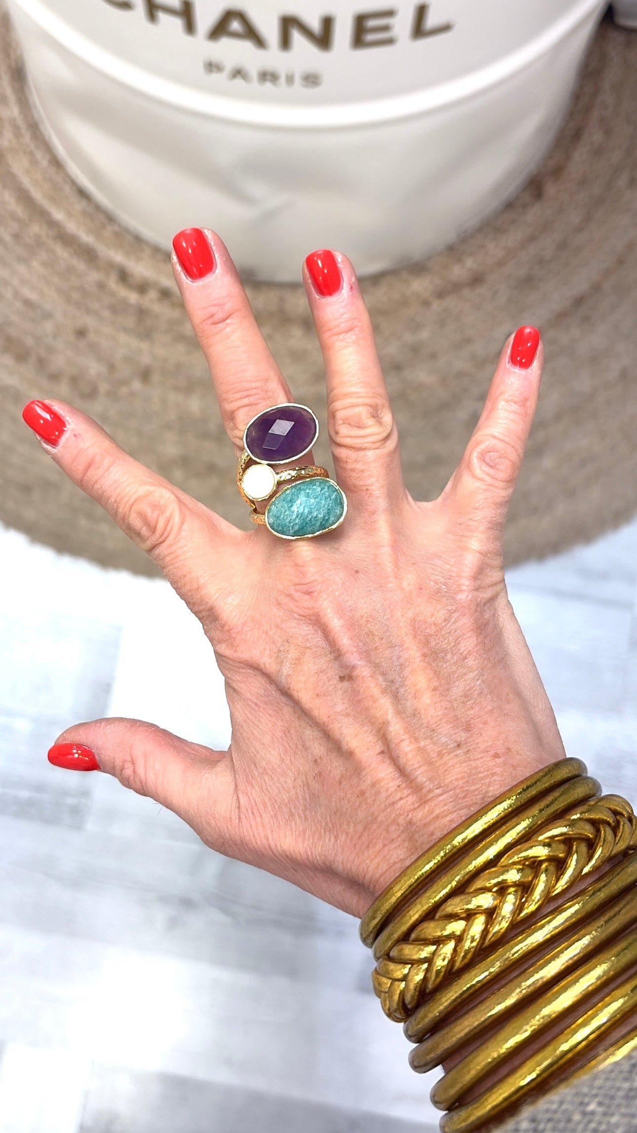 Bague Pierres Naturelles