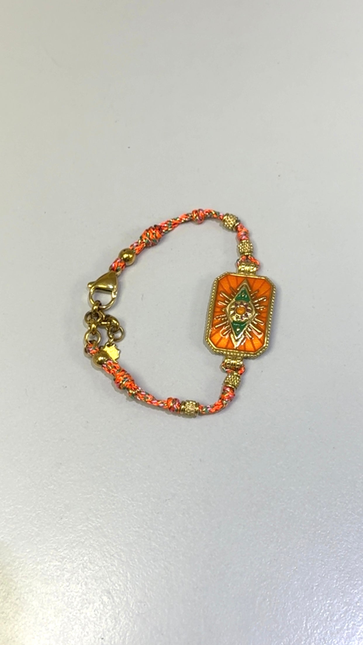 Bracelet Amulette Orange