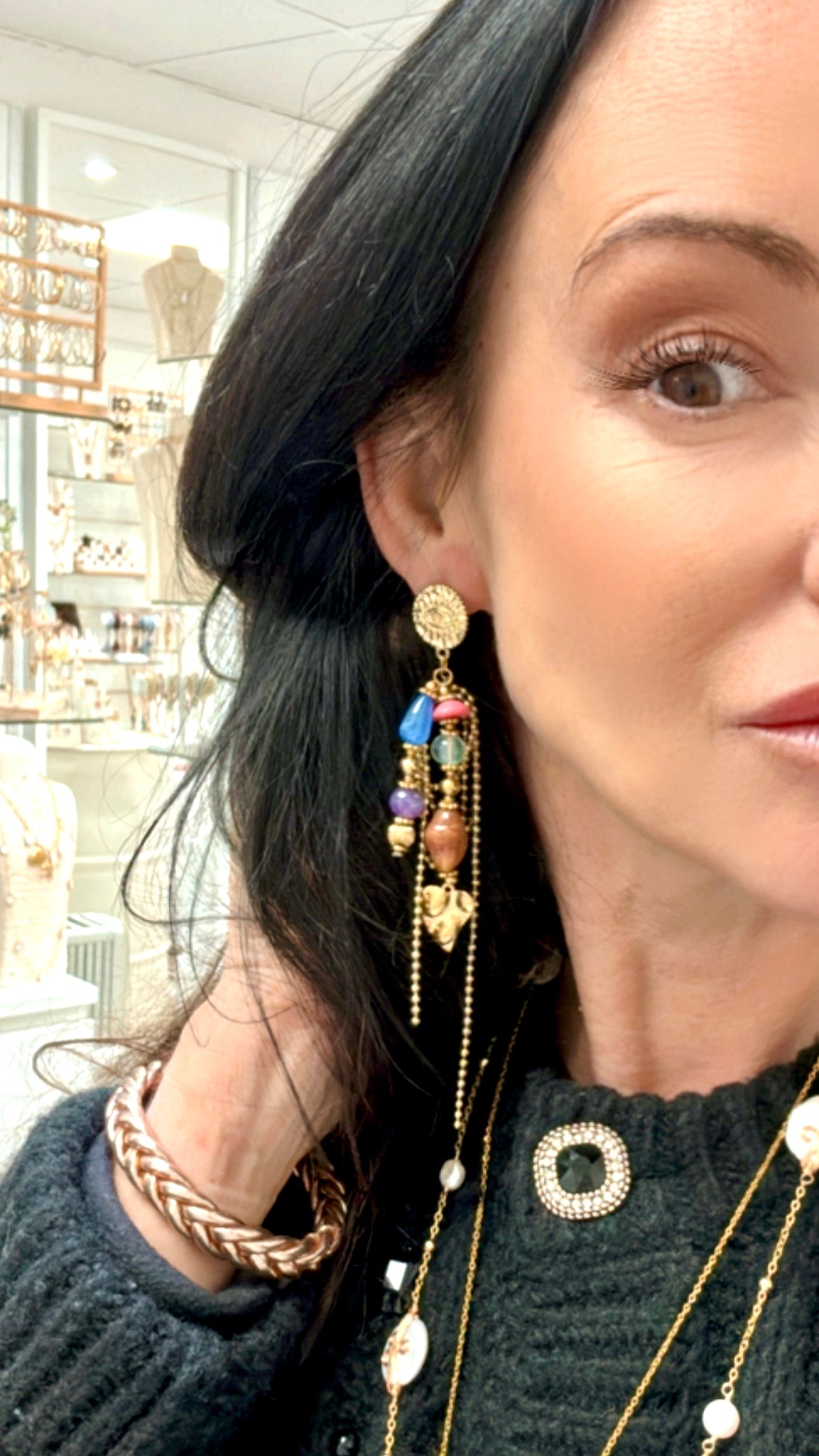 Boucles d’oreilles Bardot Color