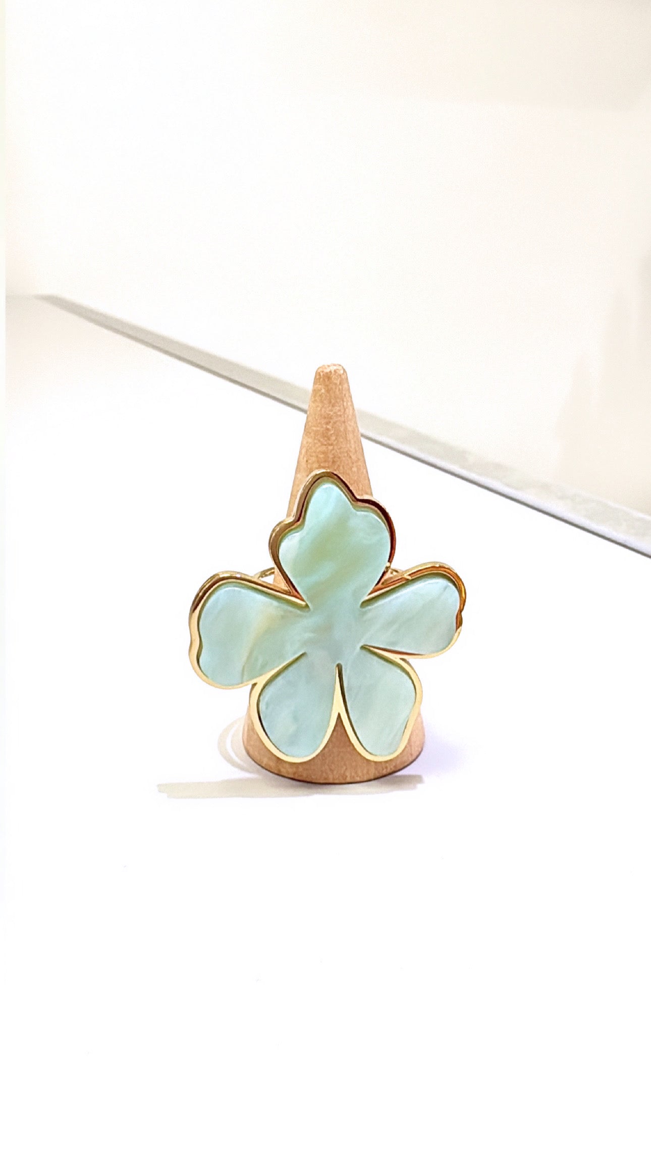 Bague Flower Bleu