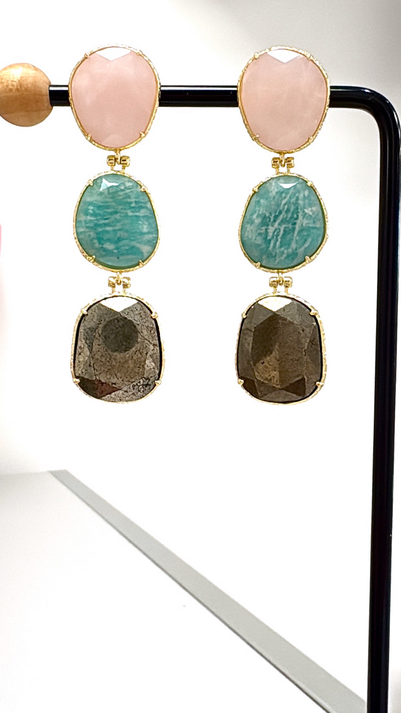 Boucles d’oreilles Multi Pierres