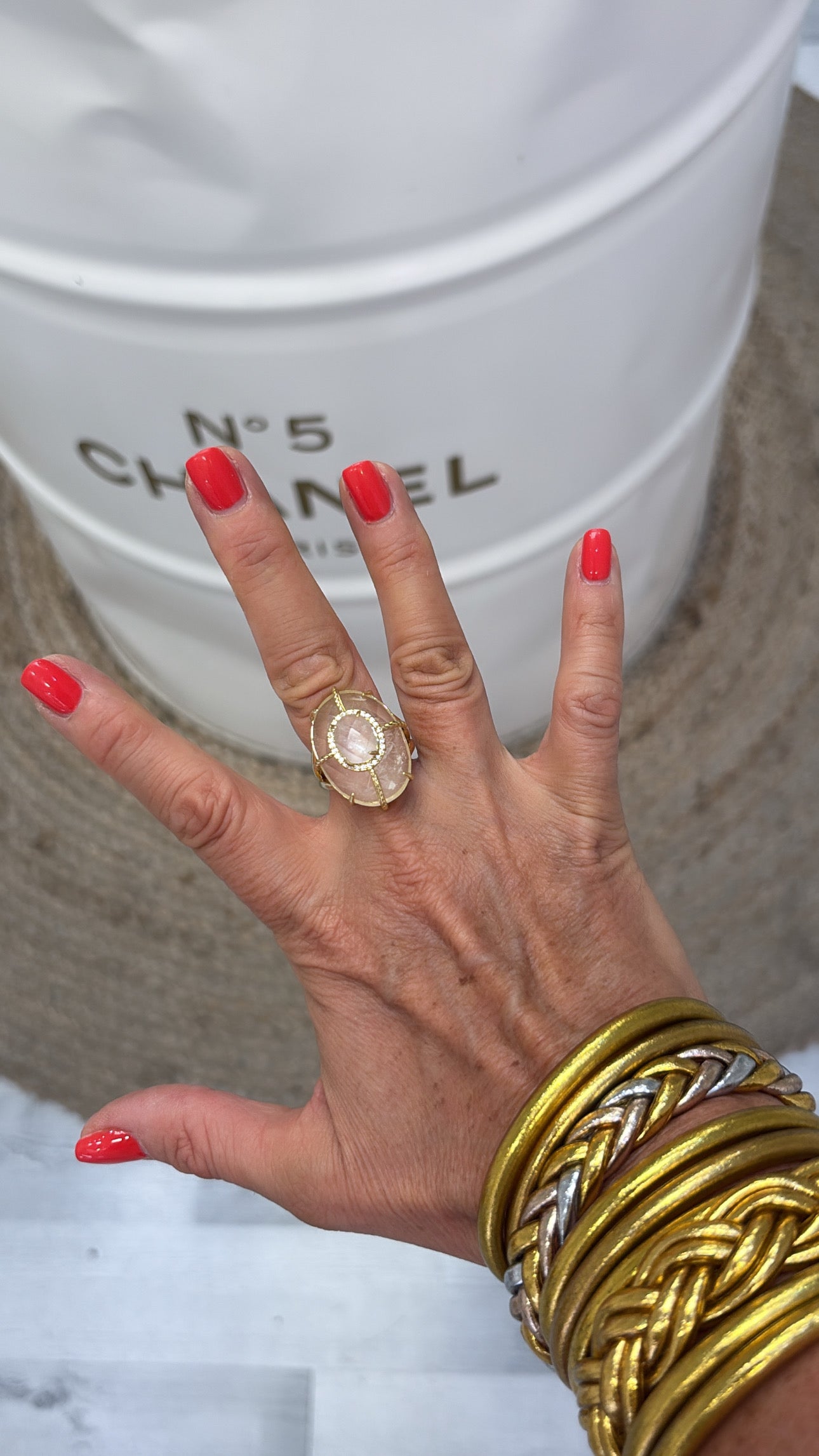 Bague Superbe Cristal de Roche