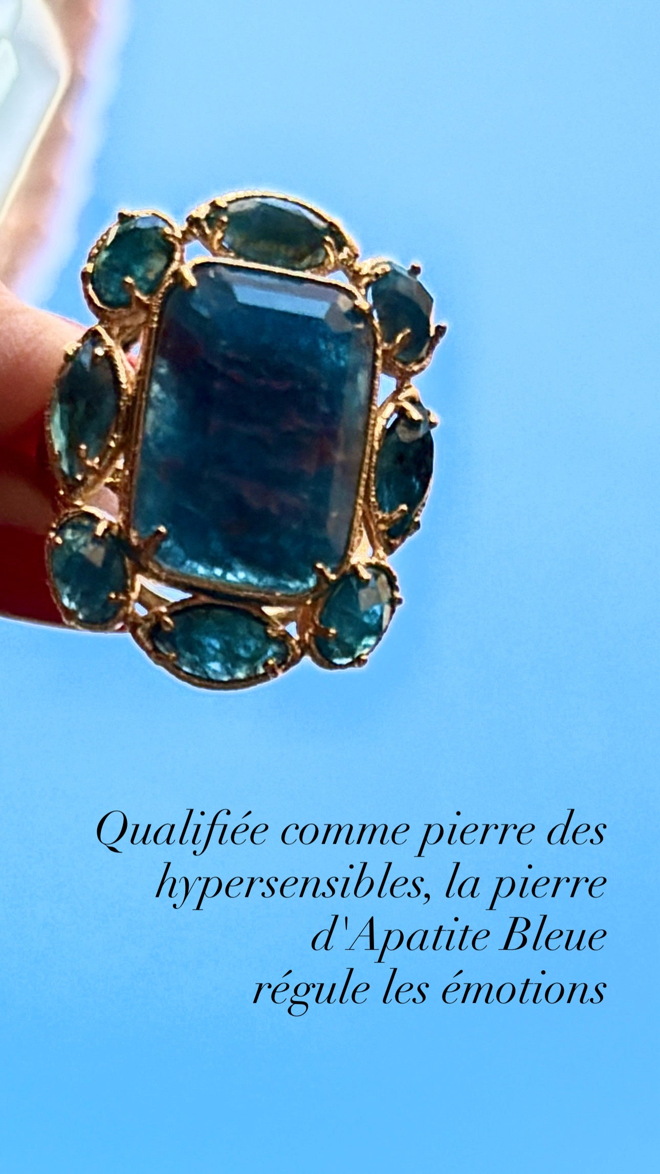 Bague Splendide Apatite