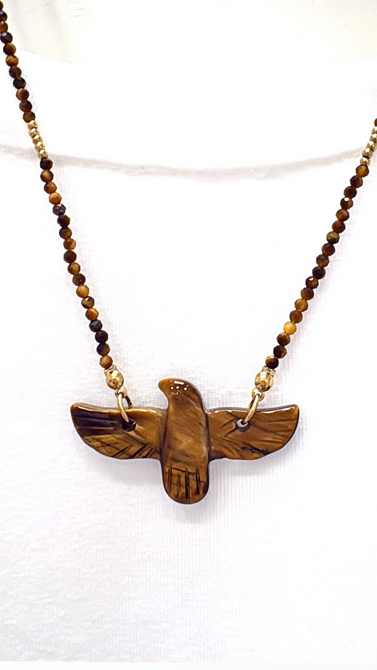Collier Phénix Full Œil de Tigre