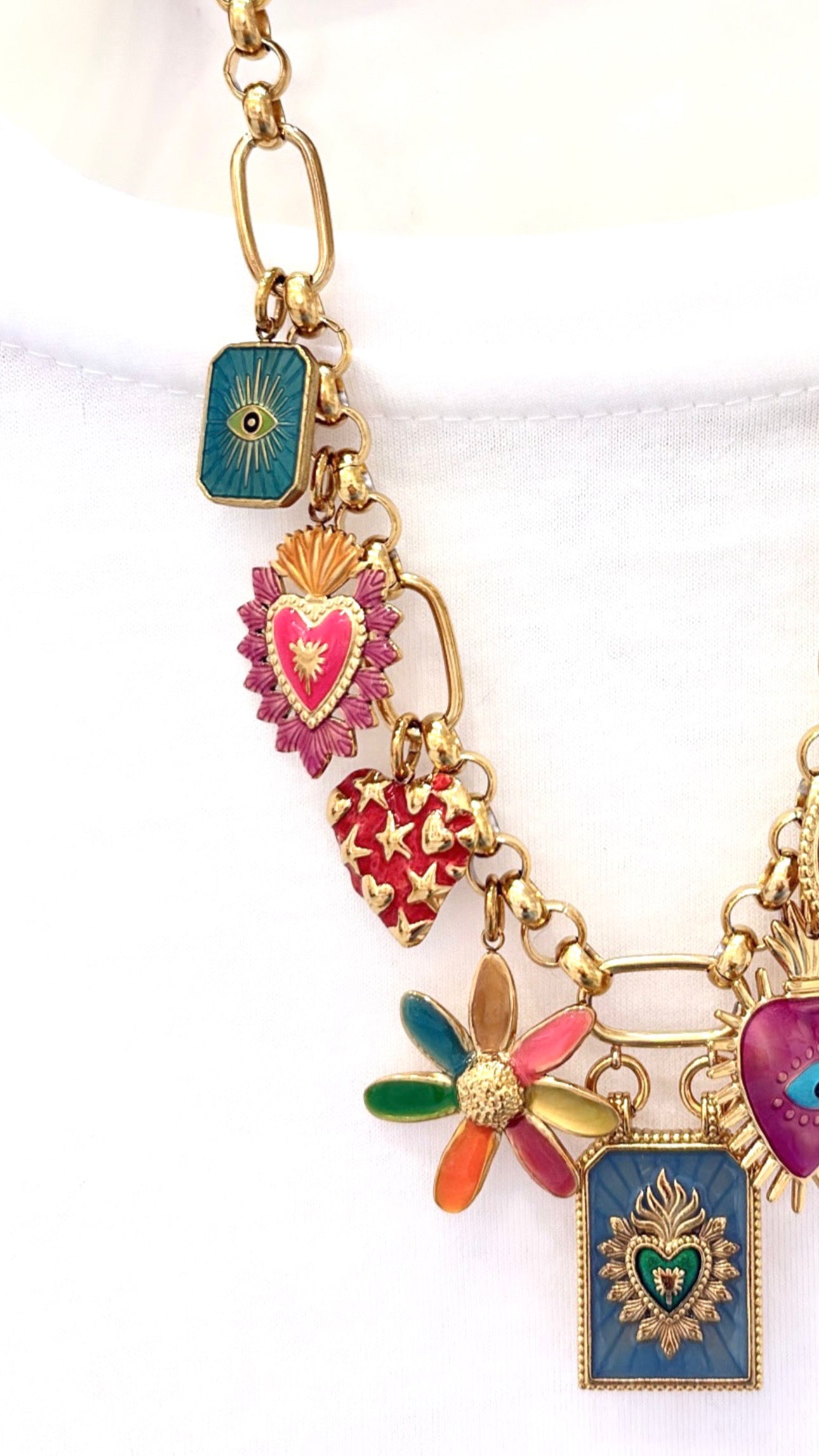 Collier Charms Sacrés