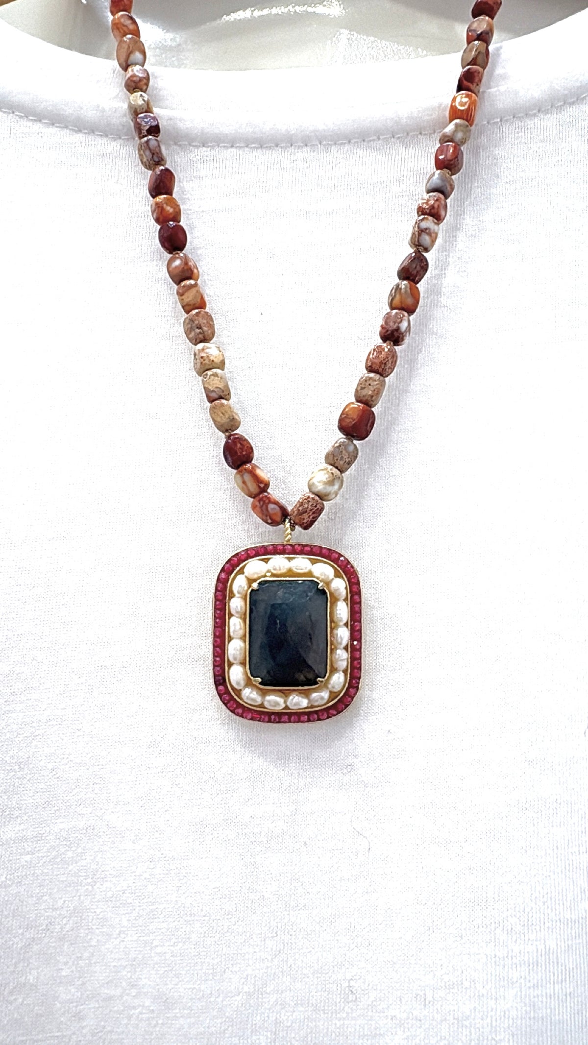 Collier Somptueux Labradorite