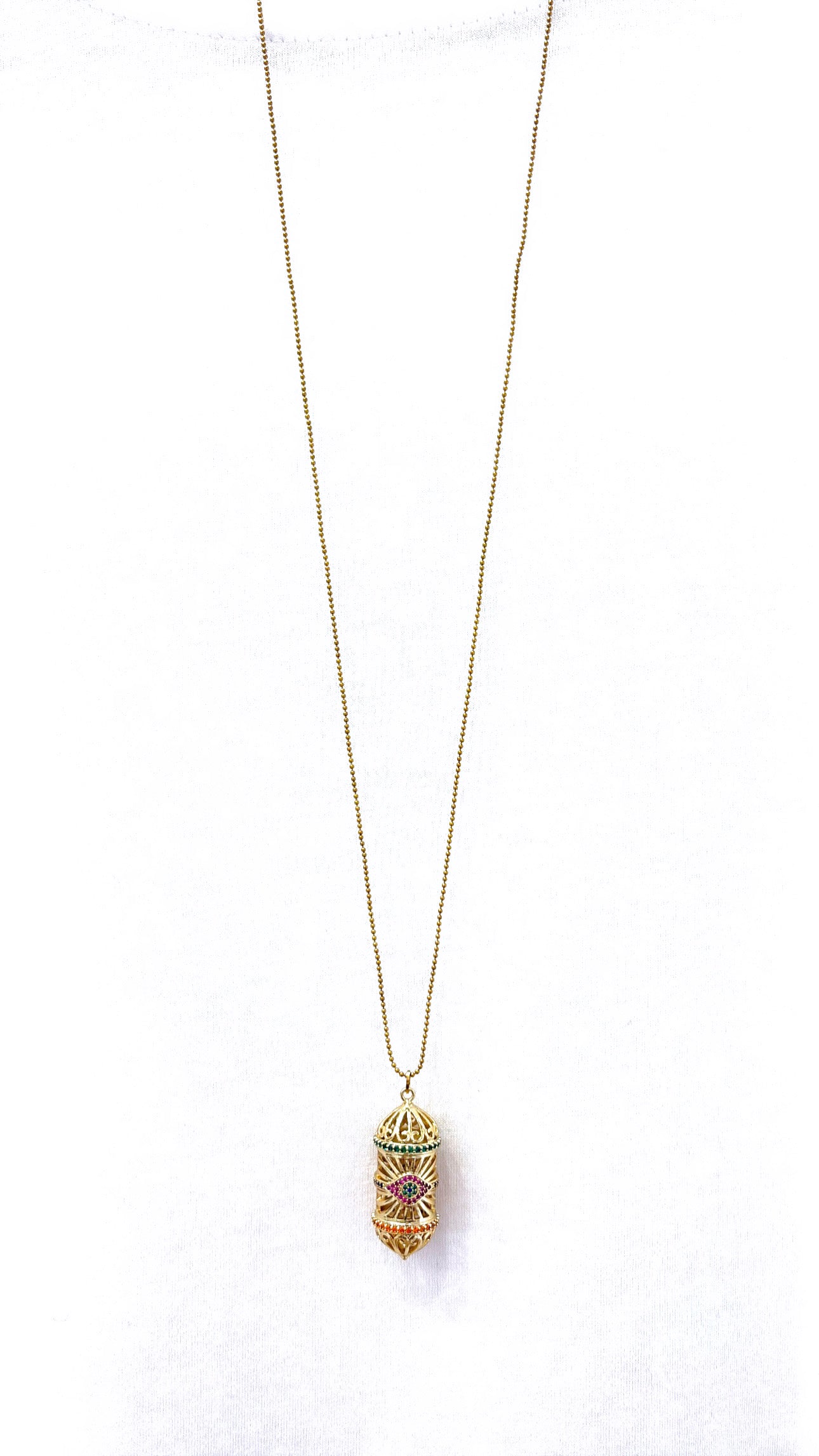 Sautoir Protection Eye Gold