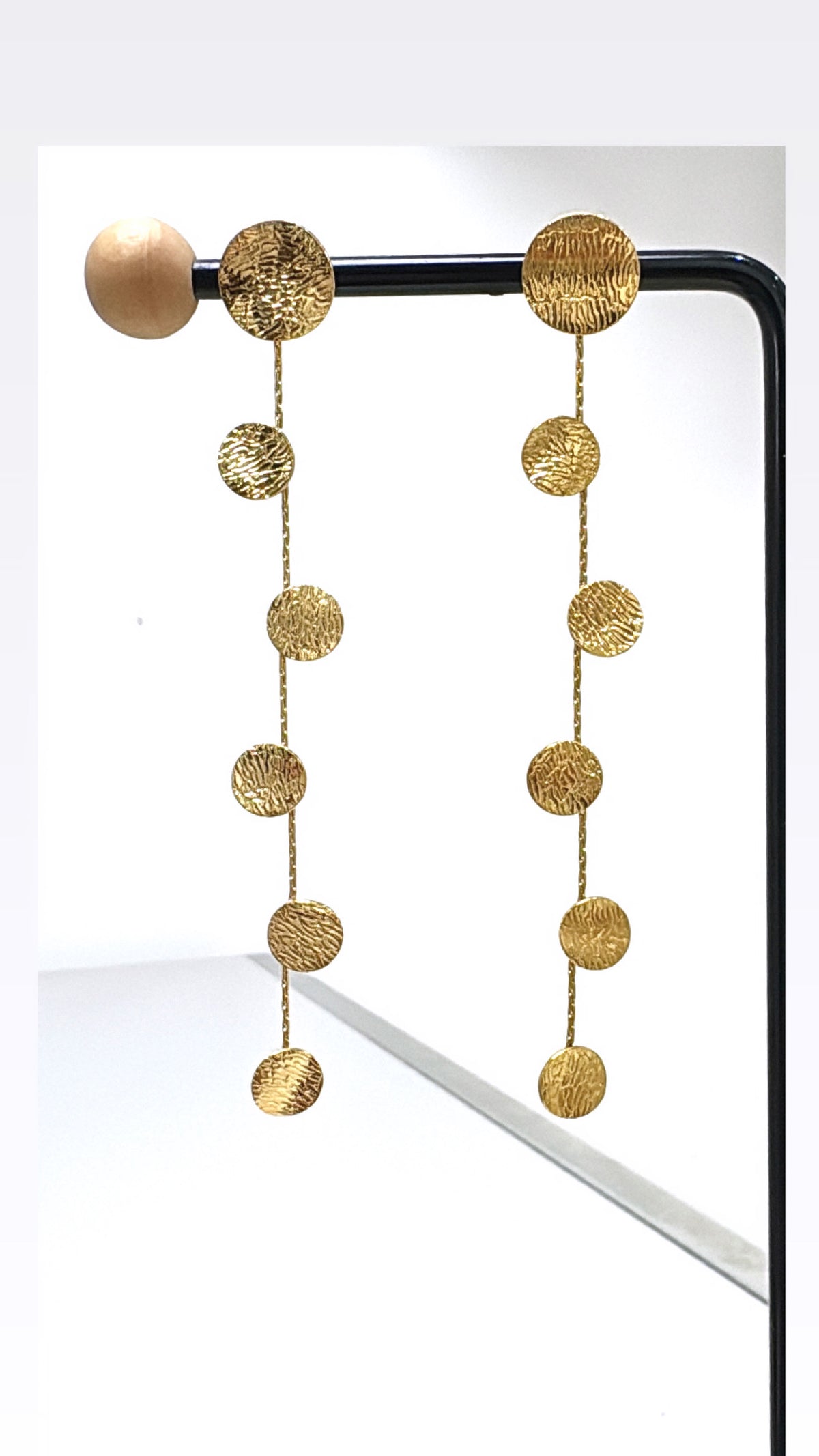 Boucles d’Oreilles Ondine Gold