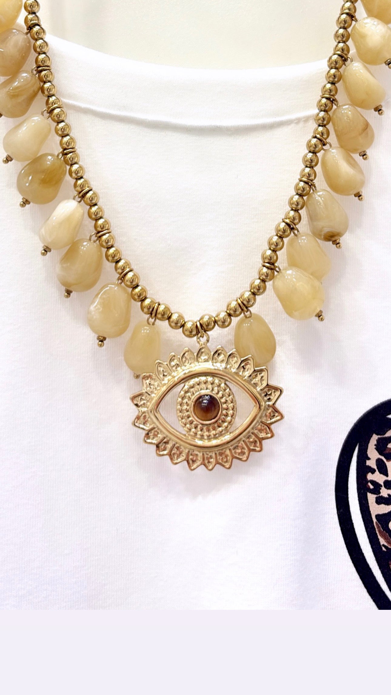 Collier Good Eye Œil de Tigre