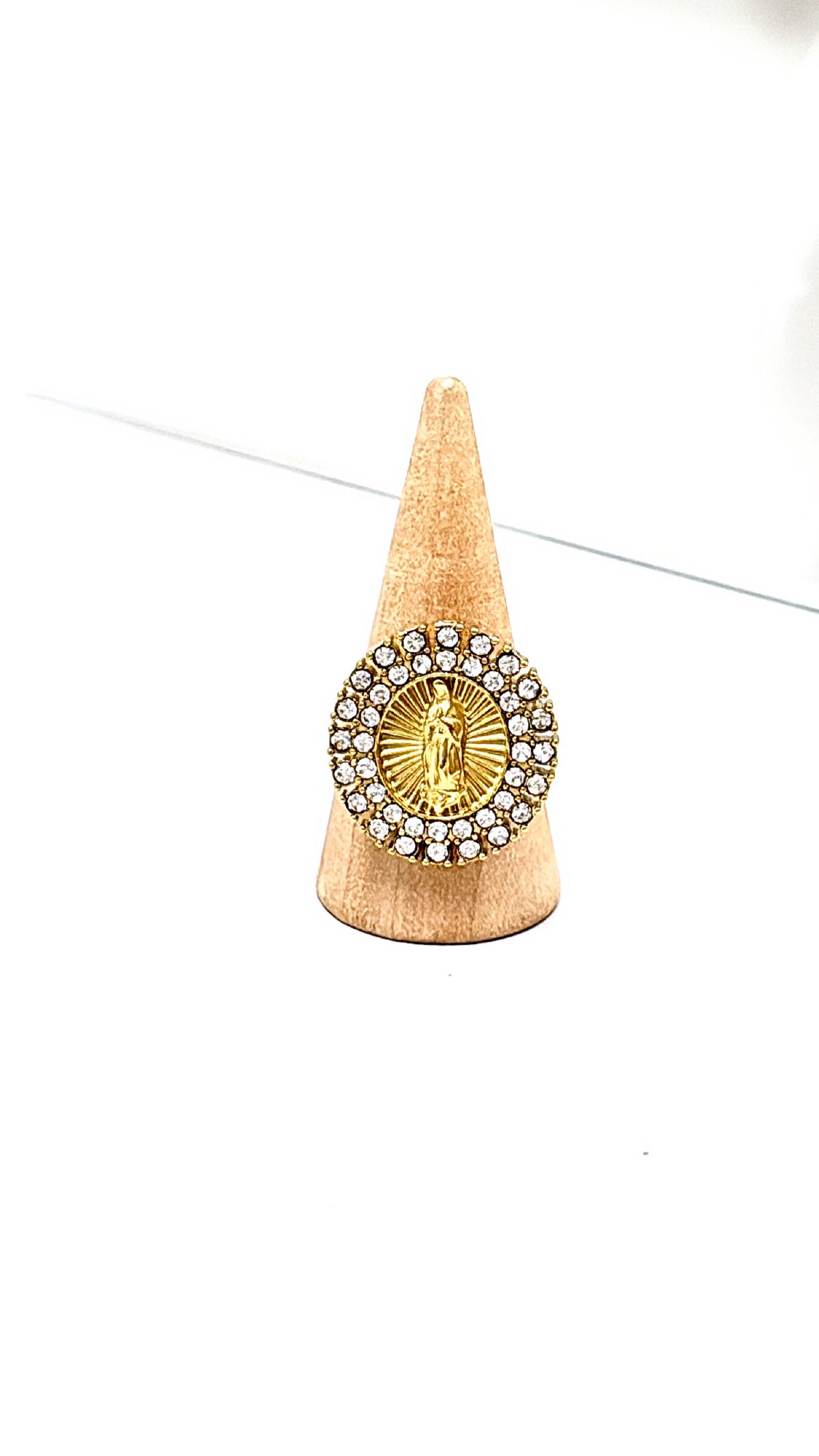 Bague Miraculeuse Strass Blanc