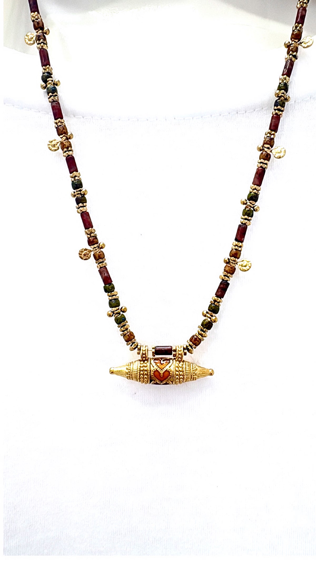 Collier Lovely Talisman Multi Pierres