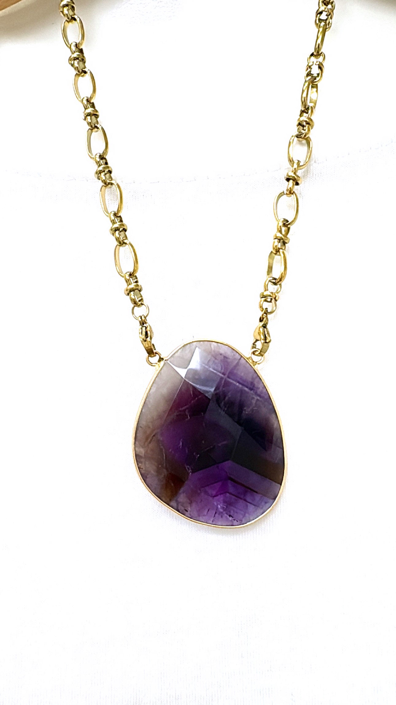Collier Galet Améthyste