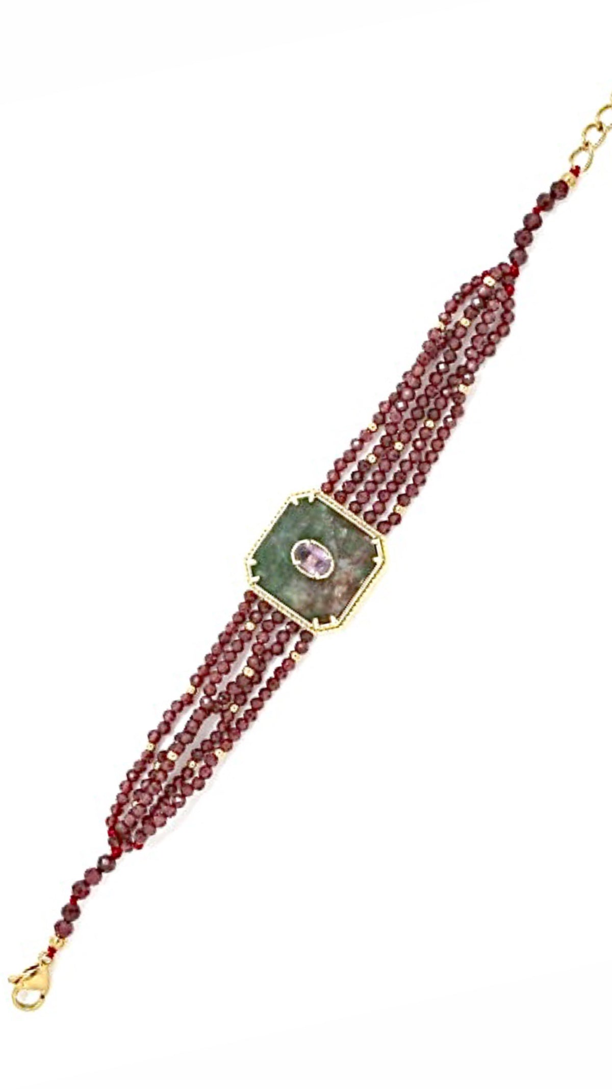 Bracelet Alchimie Grenat Pyrote