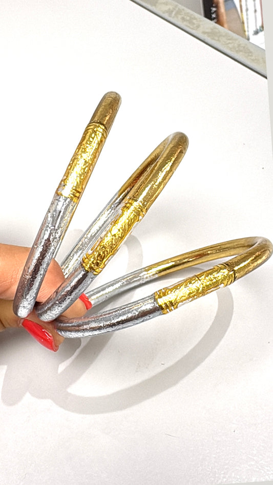 Kumlaï Somdun สมดุล Silver/Gold Special Petit Poignet 5cm