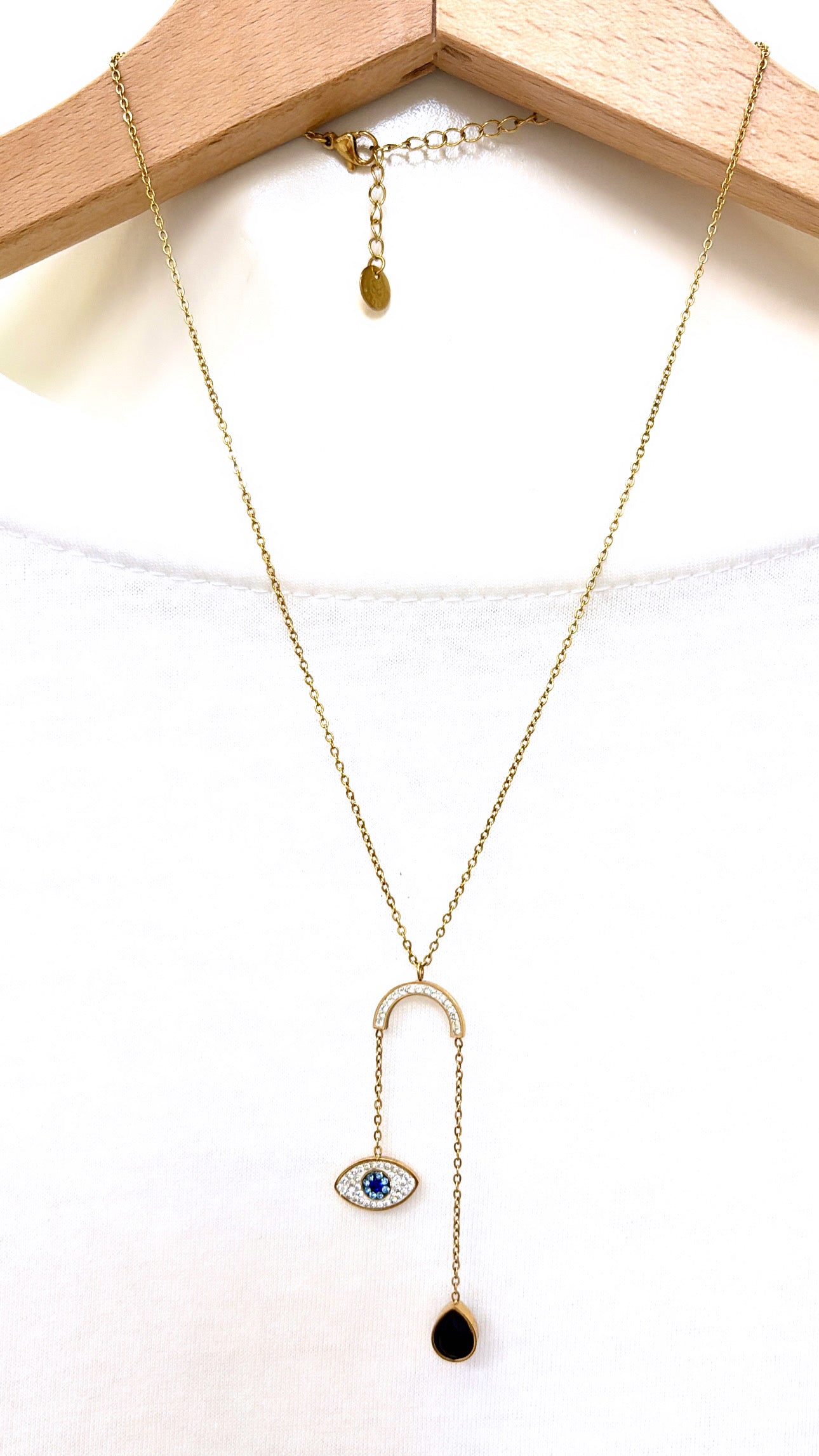 Collier Œil Céleste Gold