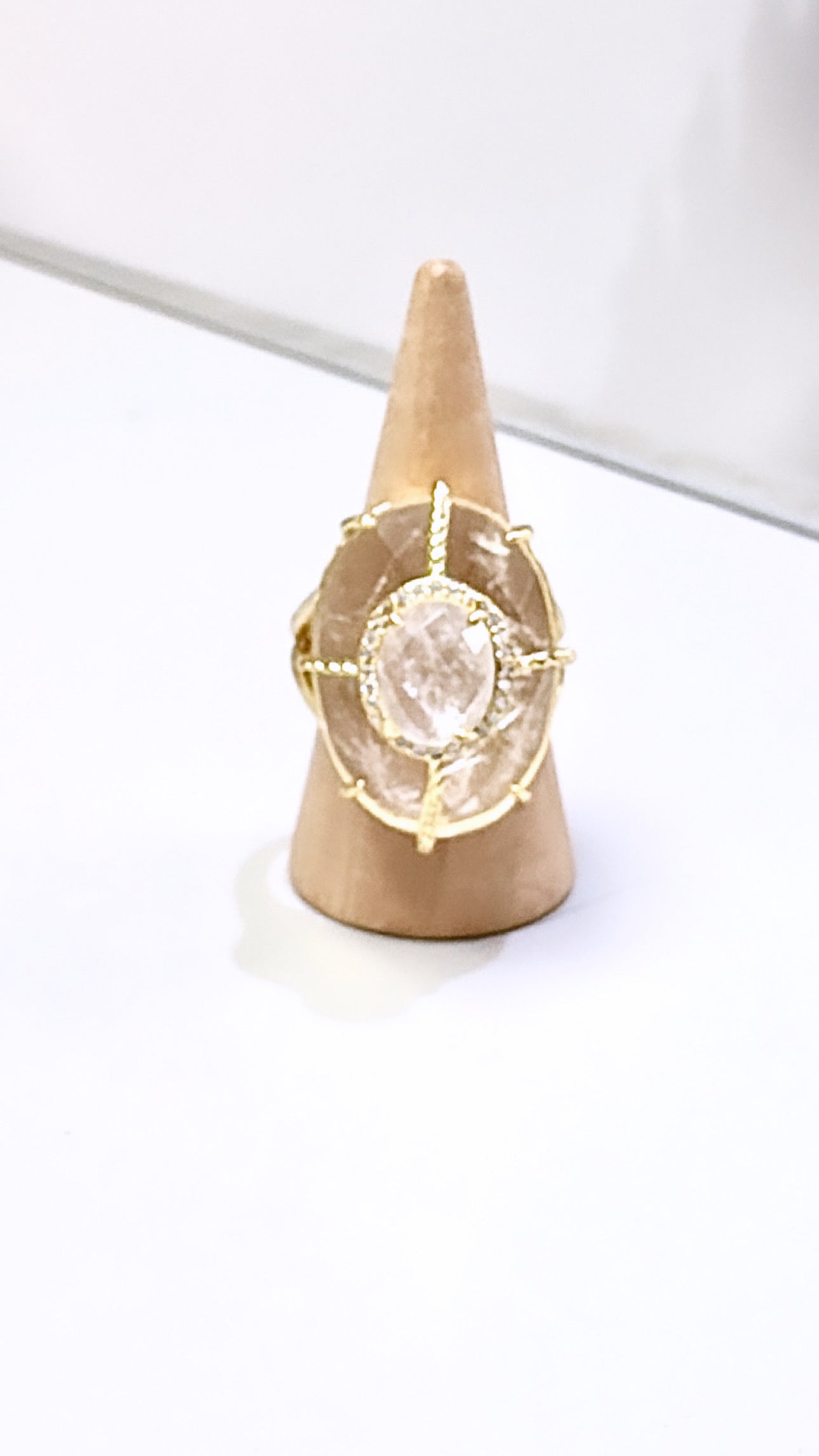 Bague Superbe Cristal de Roche