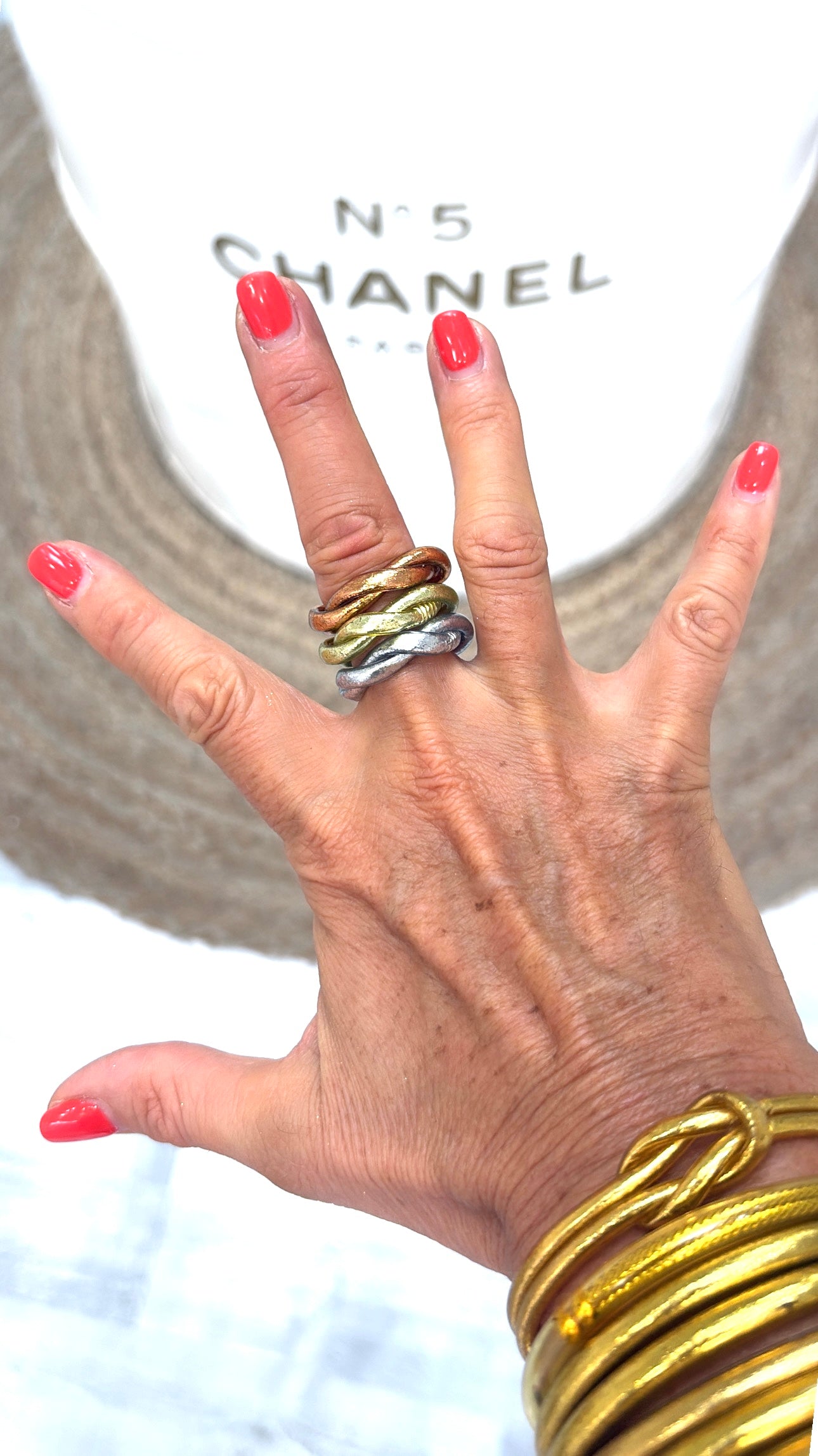 Bague Kumlaï Twist Champagne