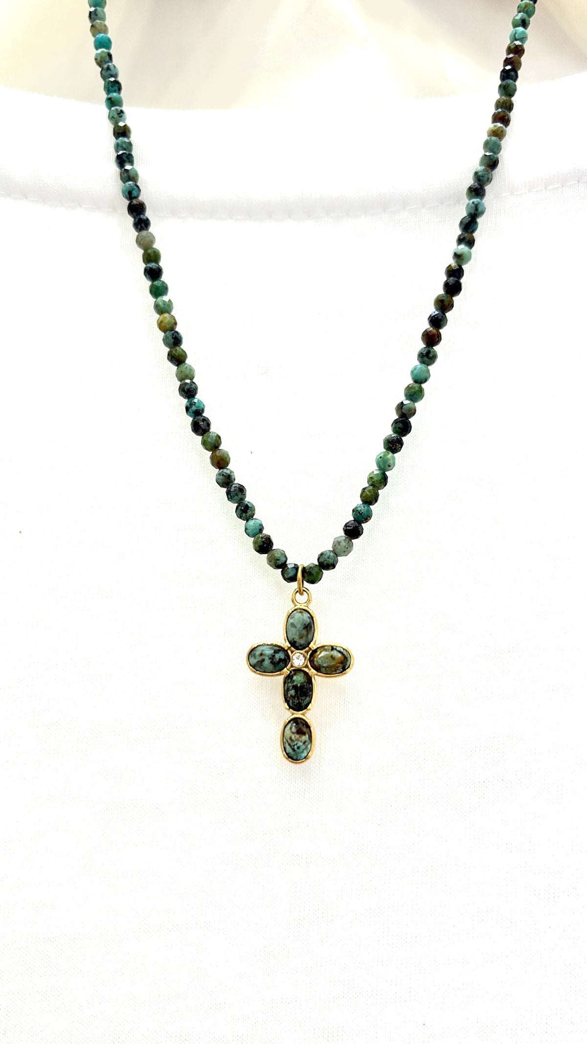 Collier Divinité Turquoise Africaine