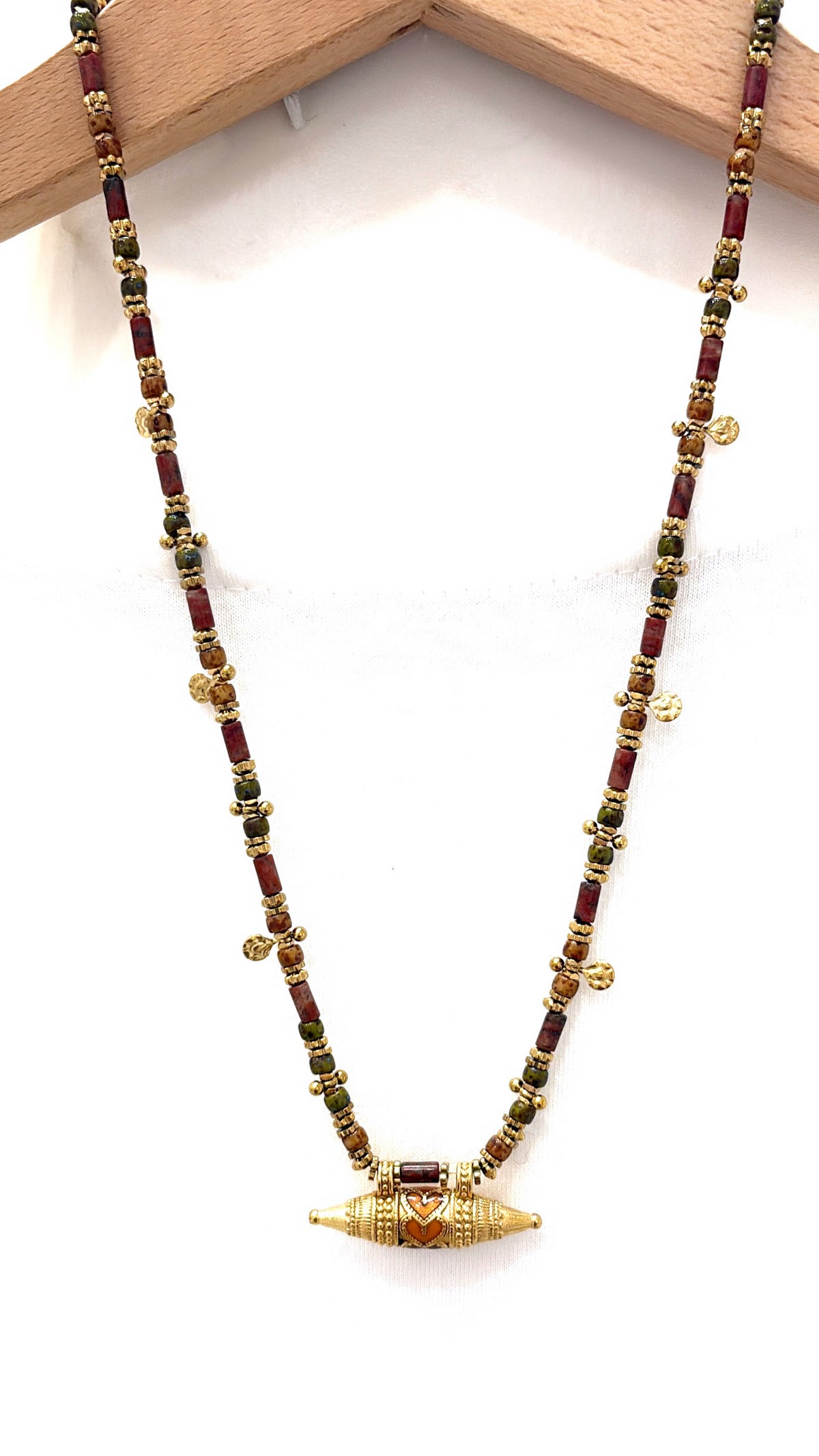 Collier Lovely Talisman Multi Pierres